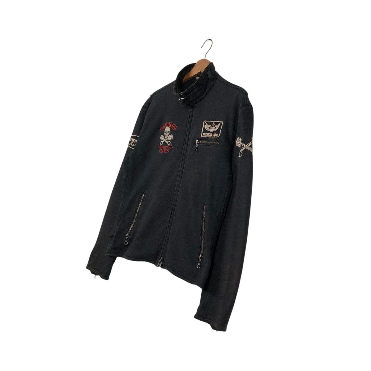 Vanson Leathers 🔥MEGA RARE VANSON LEATHER SKELETON BONES BIKER JACKET Size US L / EU 52-54 / 3 - 5 Thumbnail