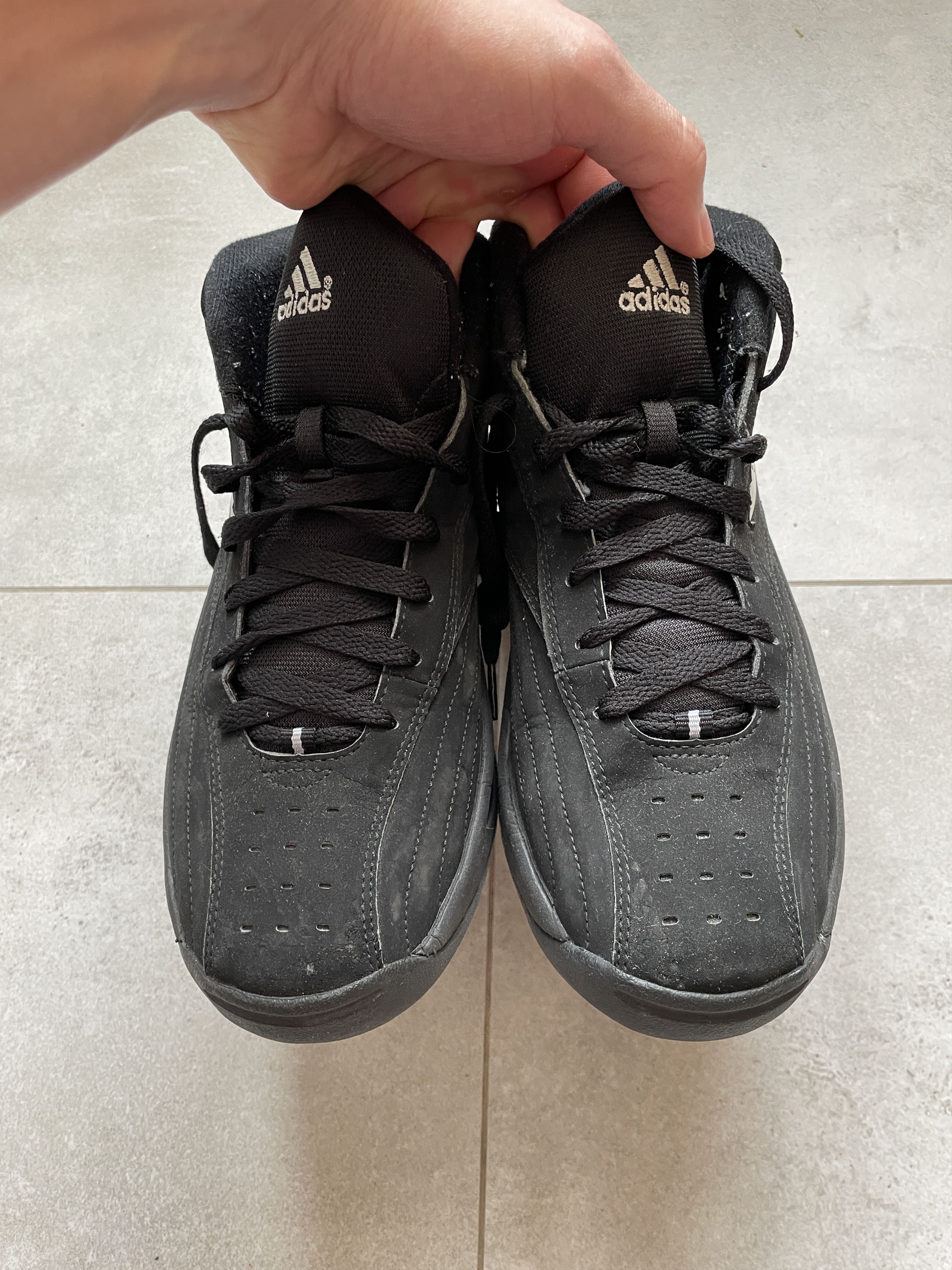 Adidas × Vintage Y2K ADIDAS NUBUK BASKETBALL KICKS Size US 8.5 / EU 41-42 - 3 Thumbnail