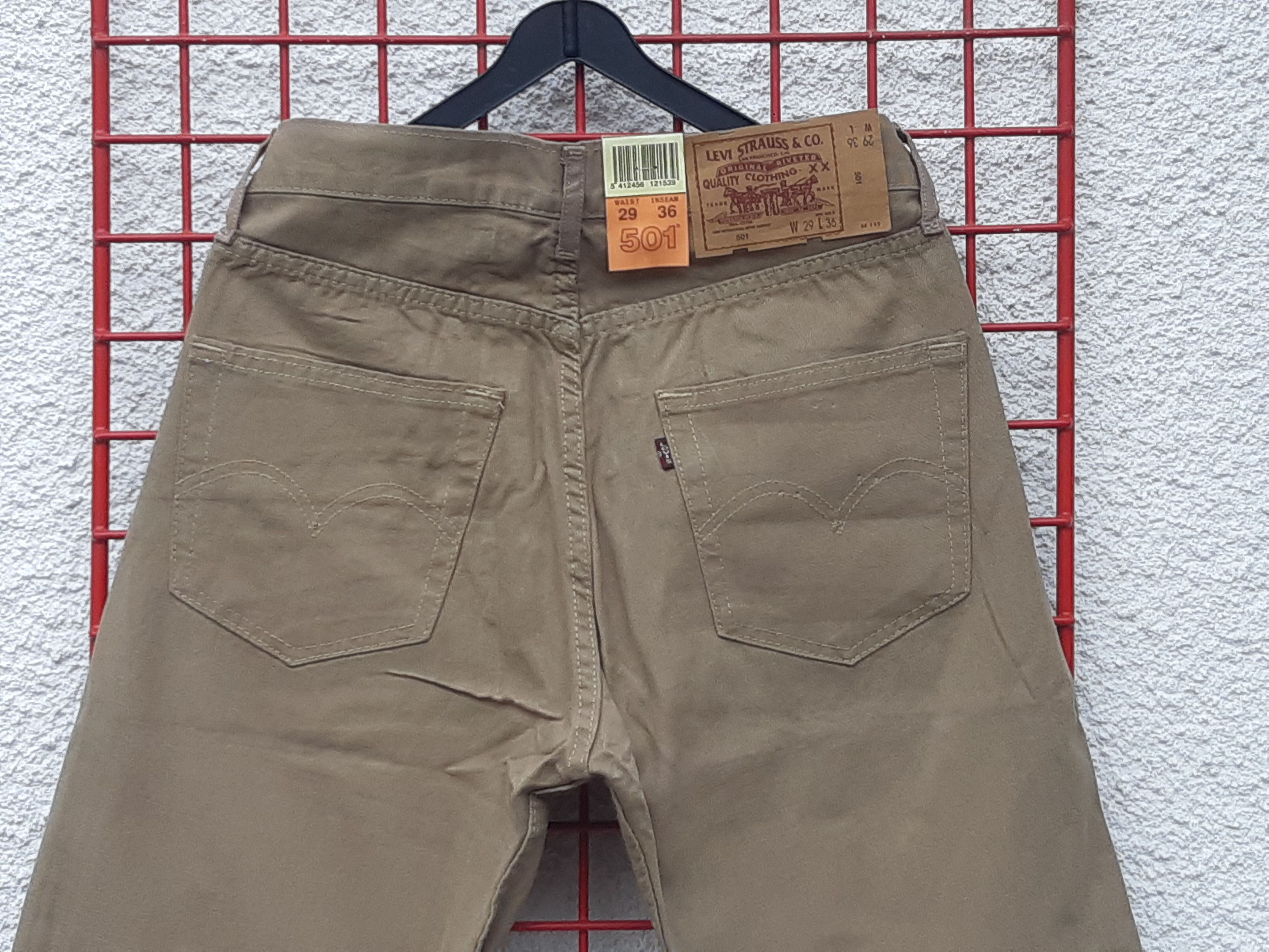 Levi's Vintage 90s LEVIS'S 501 Original Fit USA size W29/L36 NWT Size 29" - 3 Thumbnail