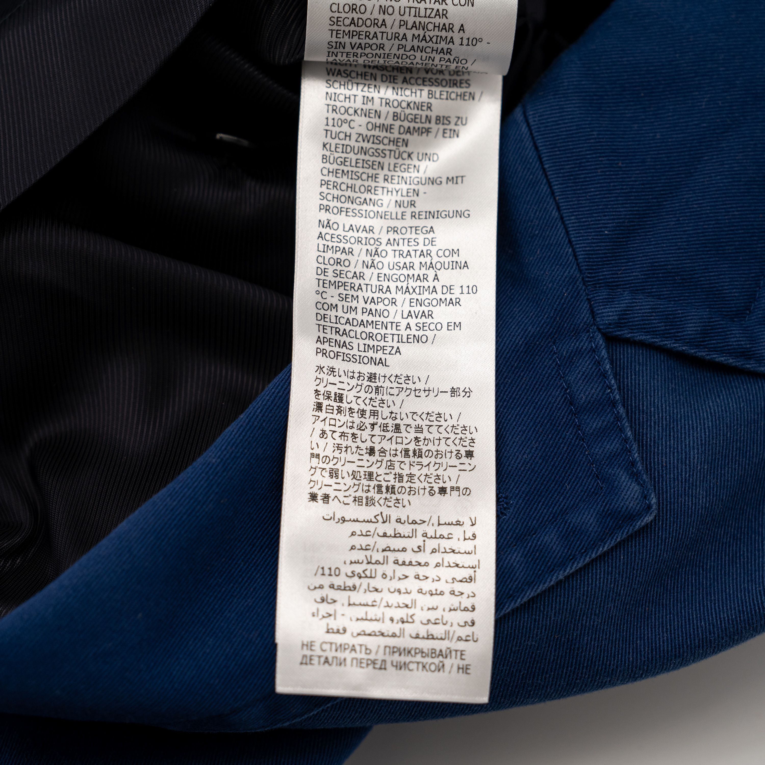 Gucci 50 L - Gucci Drill Jacket Cotton Blue Blazer Size US L / EU 52-54 / 3 - 8 Thumbnail