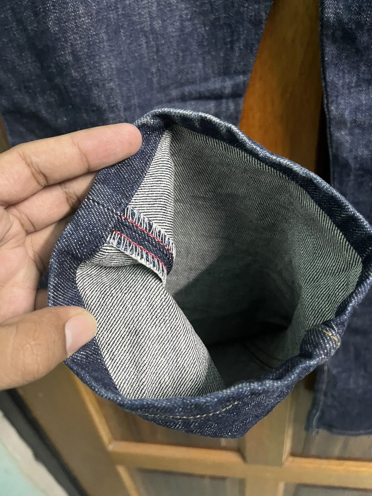 Designer × Helmut Lang × If Six Was Nine Helmut Lung Classic raw Denim Italian Cut Size US 29 - 3 Thumbnail