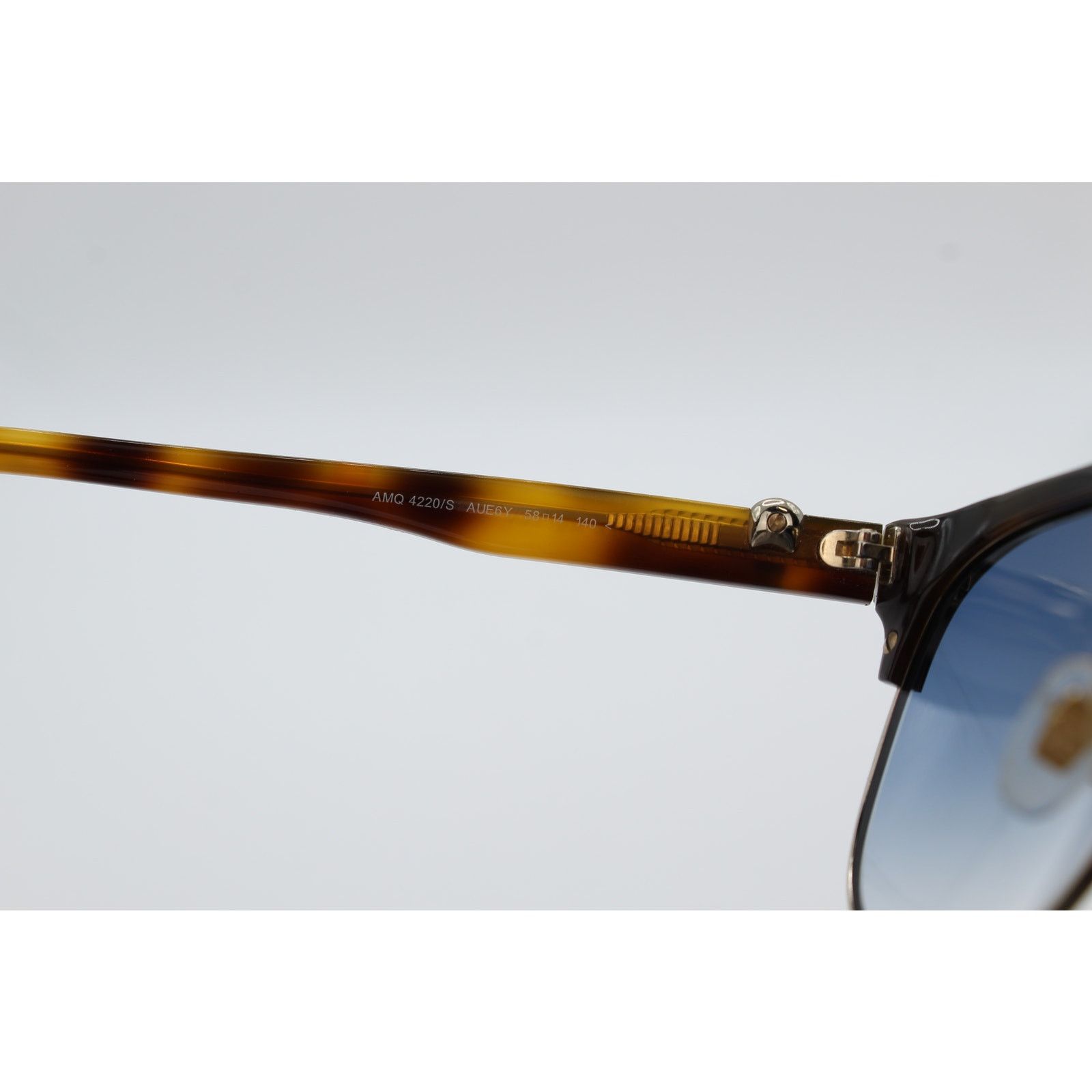 Alexander McQueen Alexander McQueen AMQ 4220/S Sunglasses Tortoise Blue Size ONE SIZE - 5 Thumbnail