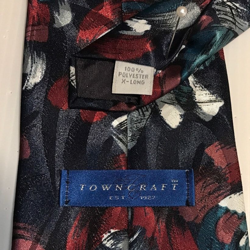 Towncraft Towncraft Abstract Extra Long Extra Wide Necktie Size ONE SIZE - 3 Thumbnail