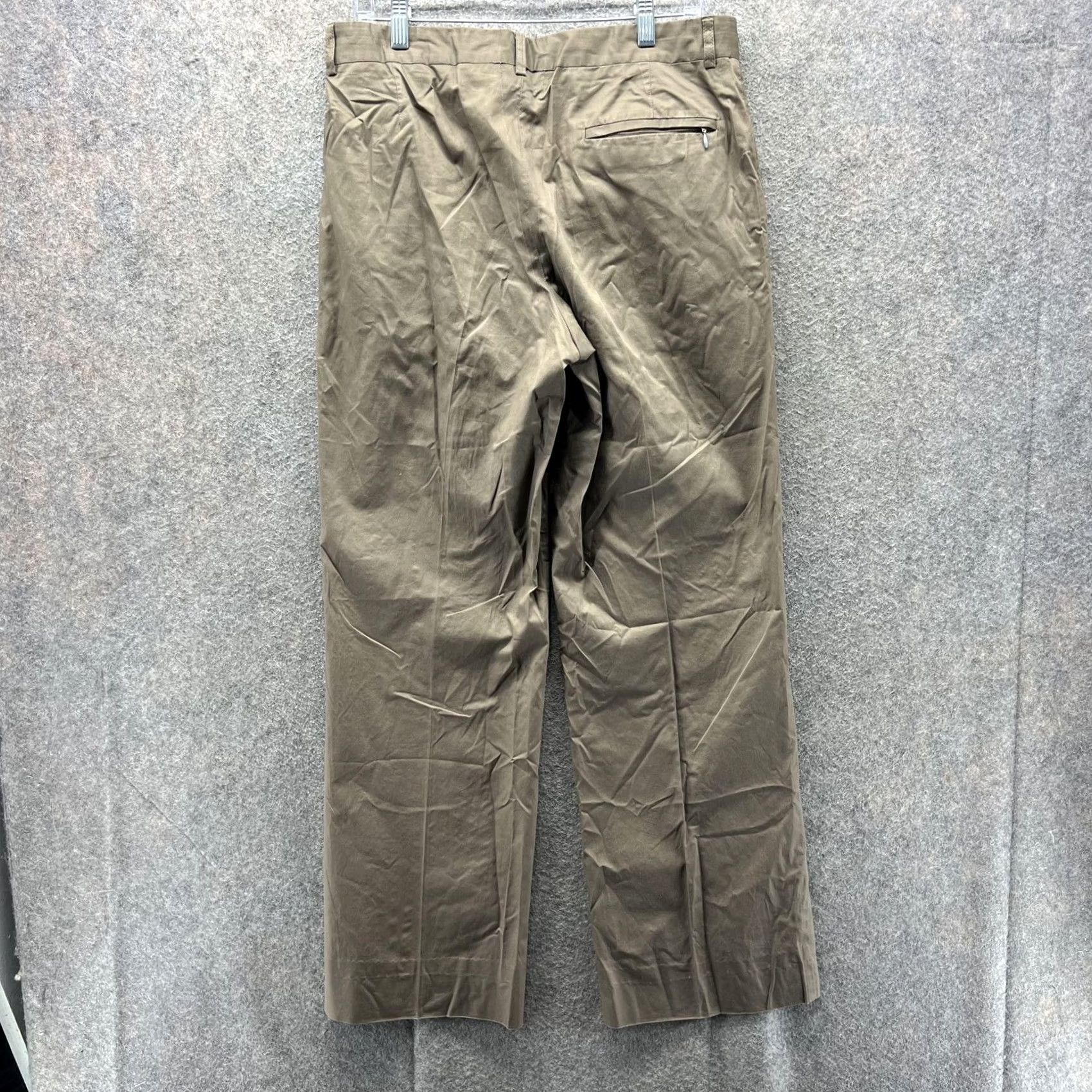 Ted Baker Ted Baker Pants Mens 32x31 Brown Cotton Chino Straight Leg Casual Wear Size US 32 / EU 48 - 2 Thumbnail