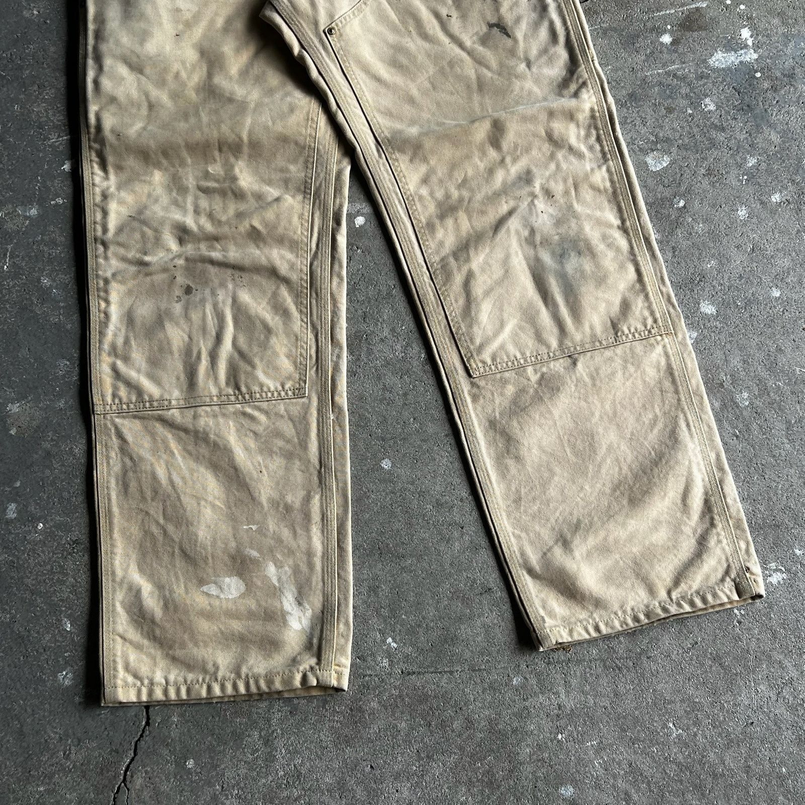 Carhartt × Vintage Carhartt brown double knee work wear carpenter pants Size US 35 - 3 Thumbnail