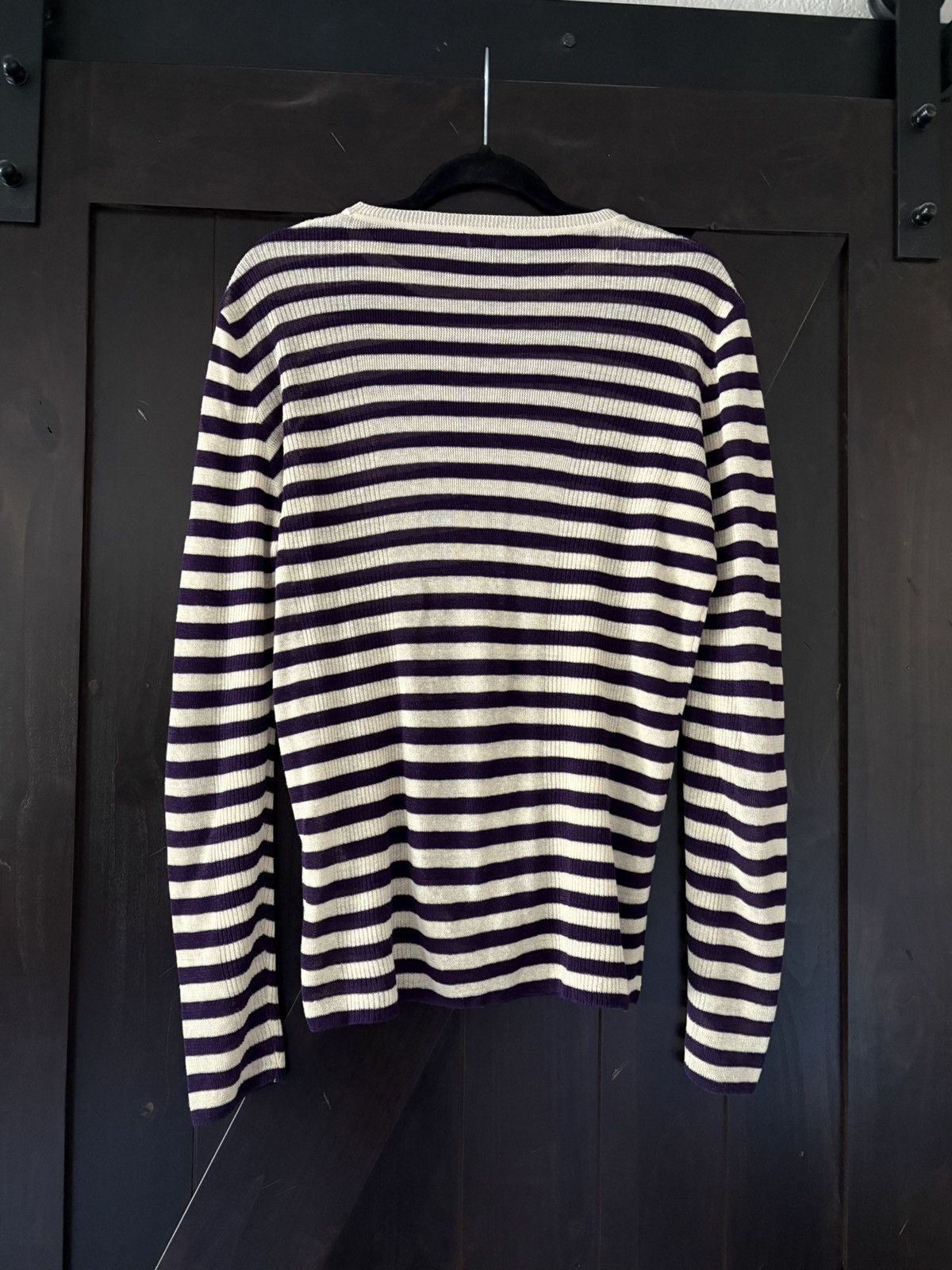 Saint Laurent Paris SS21 saint laurent striped knit sweater Size US M / EU 48-50 / 2 - 4 Thumbnail