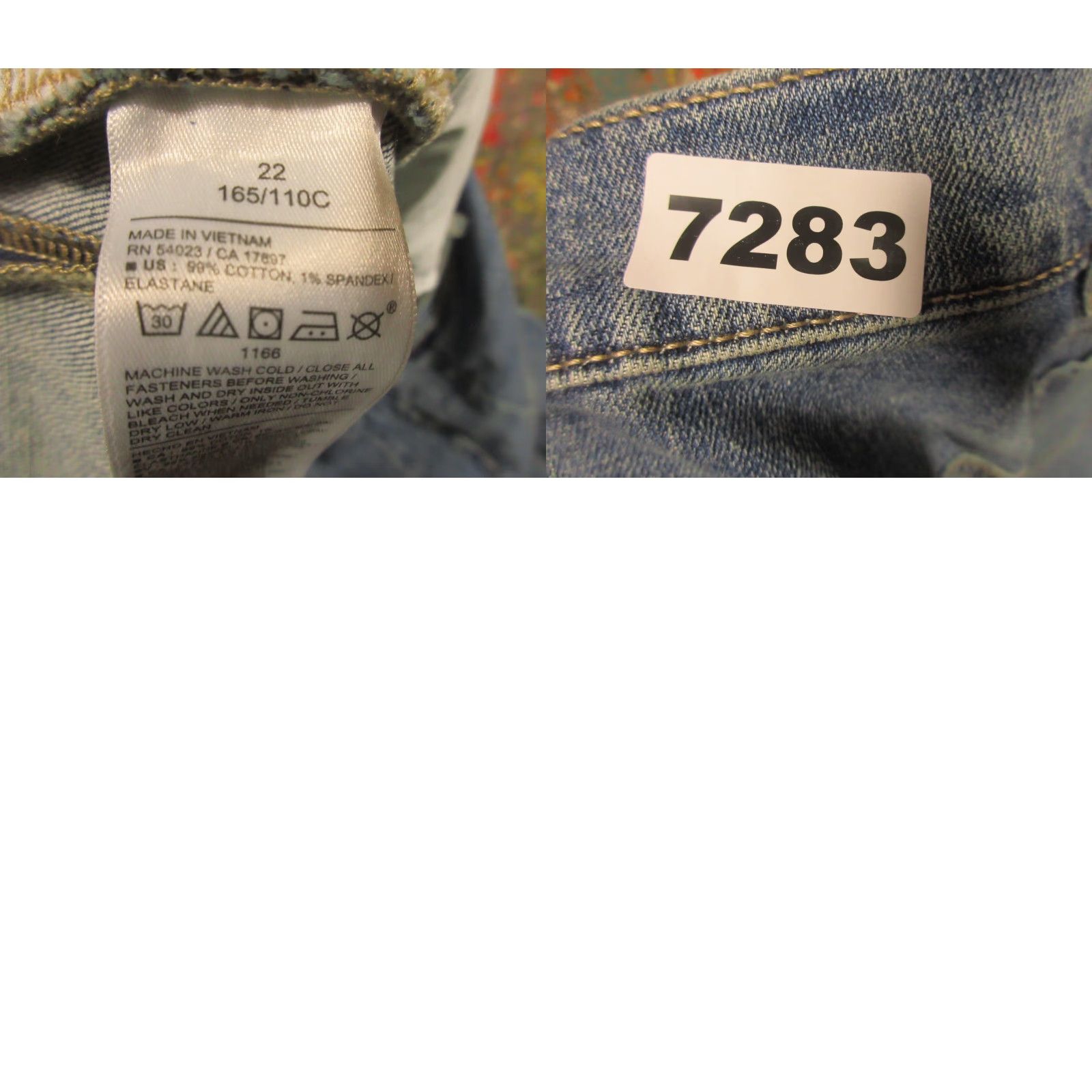 Old Navy Old Navy Jeans Women’s 22 Barrel Leg High Rise Denim Blue Medium Wash Plus Size NWT Button 5-Pocket Cotton Spandex Vintage? No Size 40" / US 18 - 8 Thumbnail