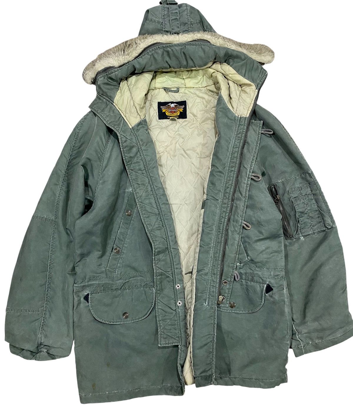 Harley Davidson Harley Davidson Design USAF N-3B Cold Weather Parka Jacket Size US L / EU 52-54 / 3 - 3 Thumbnail