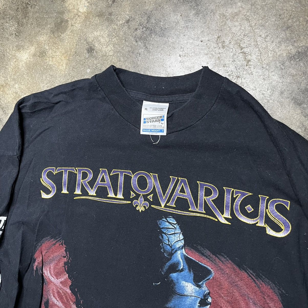 Vintage vintage longsleeve stratovarius destiny band tshirt Size US XL / EU 56 / 4 - 3 Thumbnail
