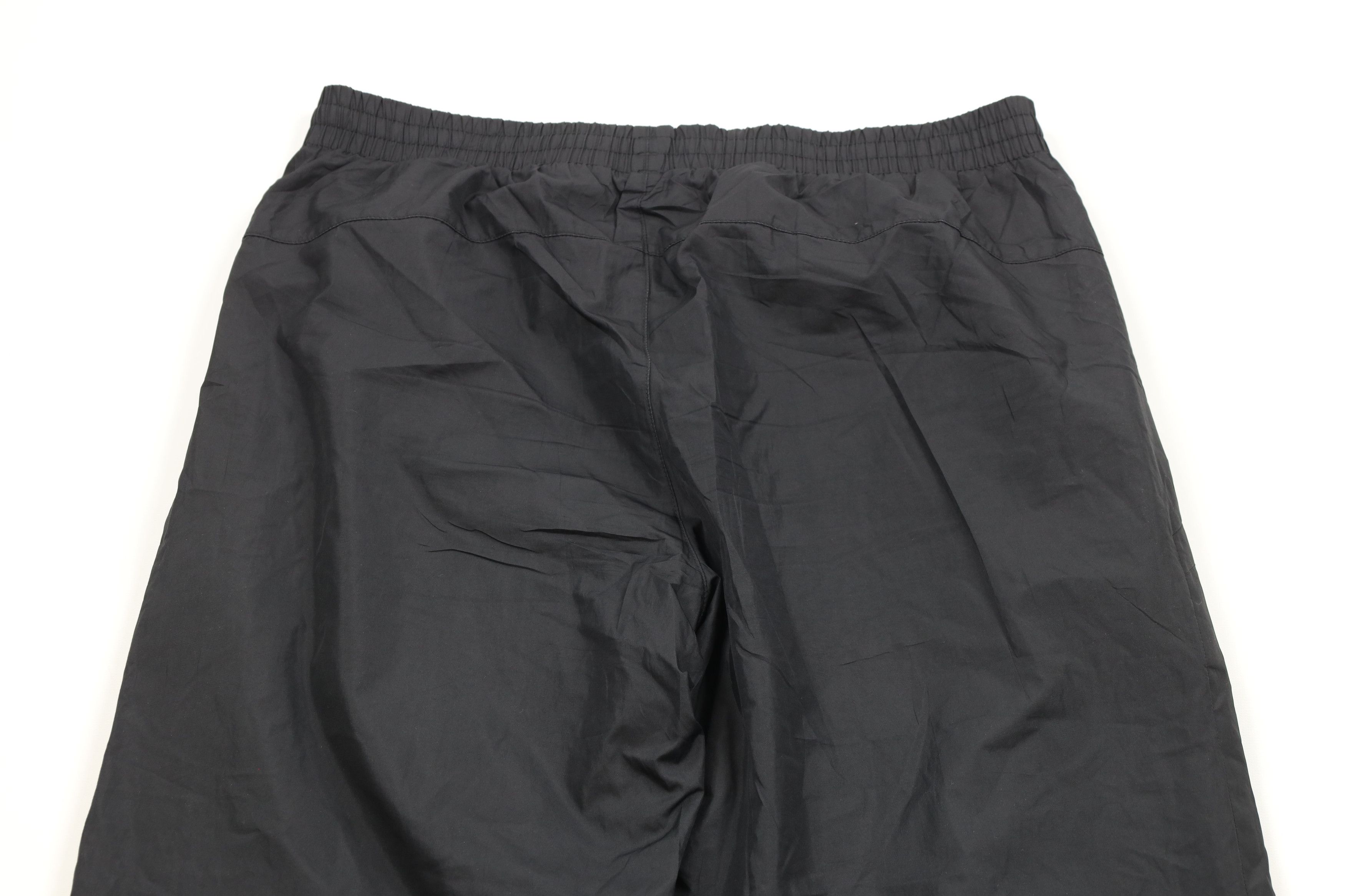 Adidas × Vintage Vintage Adidas Spell Out Striped Lined Wide Leg Pants Black Size US 34 / EU 50 - 8 Thumbnail
