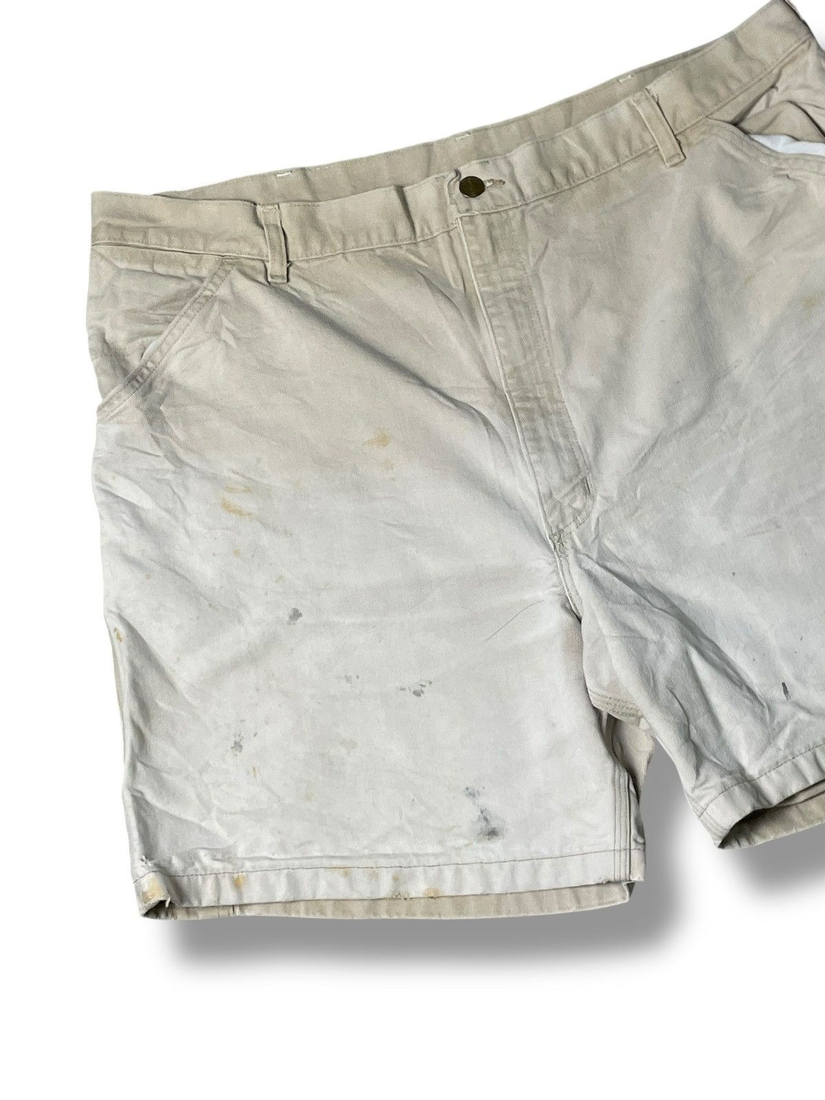 Carhartt × Japanese Brand × Vintage Vintage Carhartt Sun-faded Cargo Shorts (89) Size US 39 - 4 Thumbnail