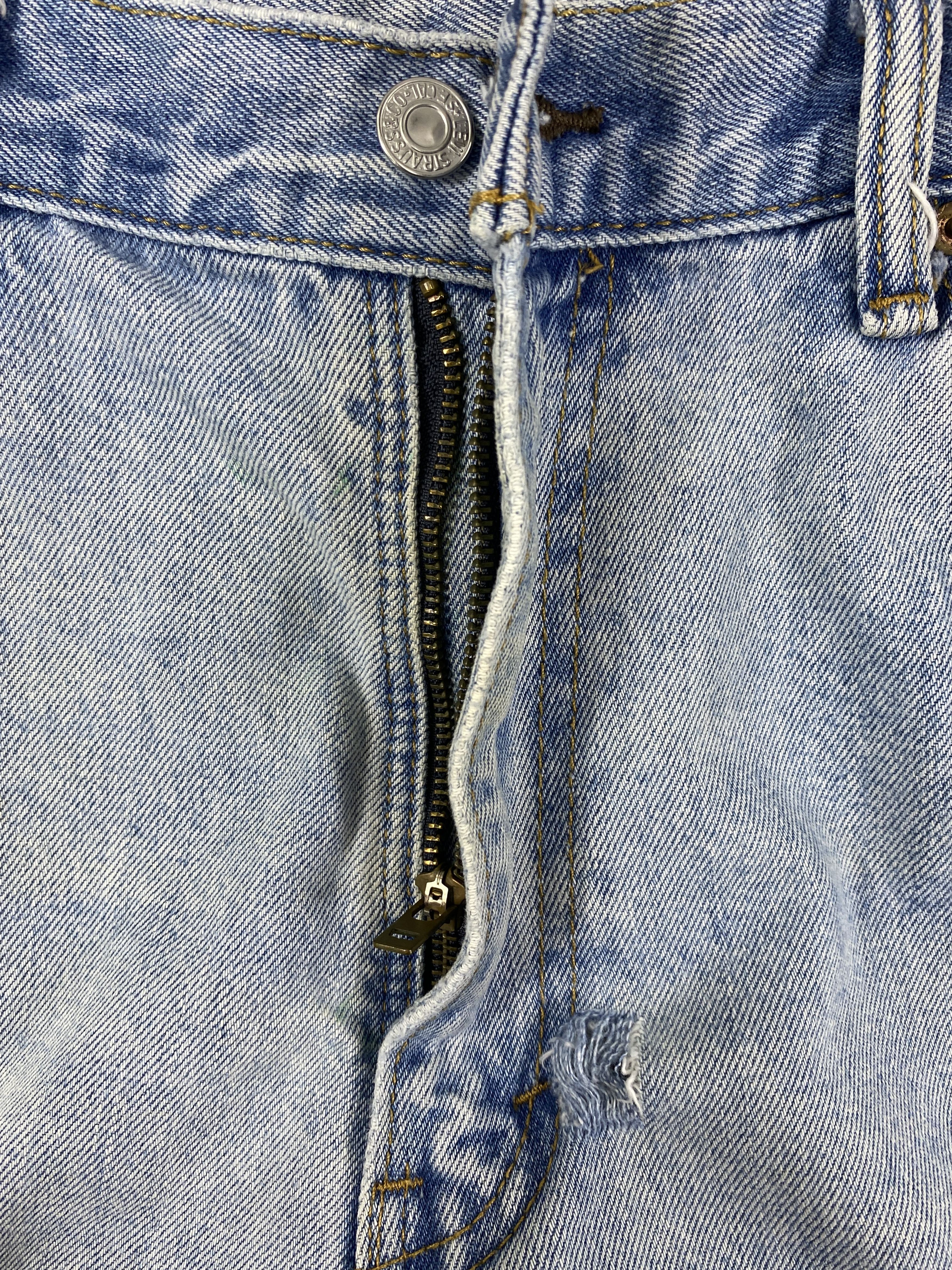 Japanese Brand Light Blue Wash Vintage Levi's 550 38x37.5 Denim -JN2062 Size US 38 / EU 54 - 7 Thumbnail