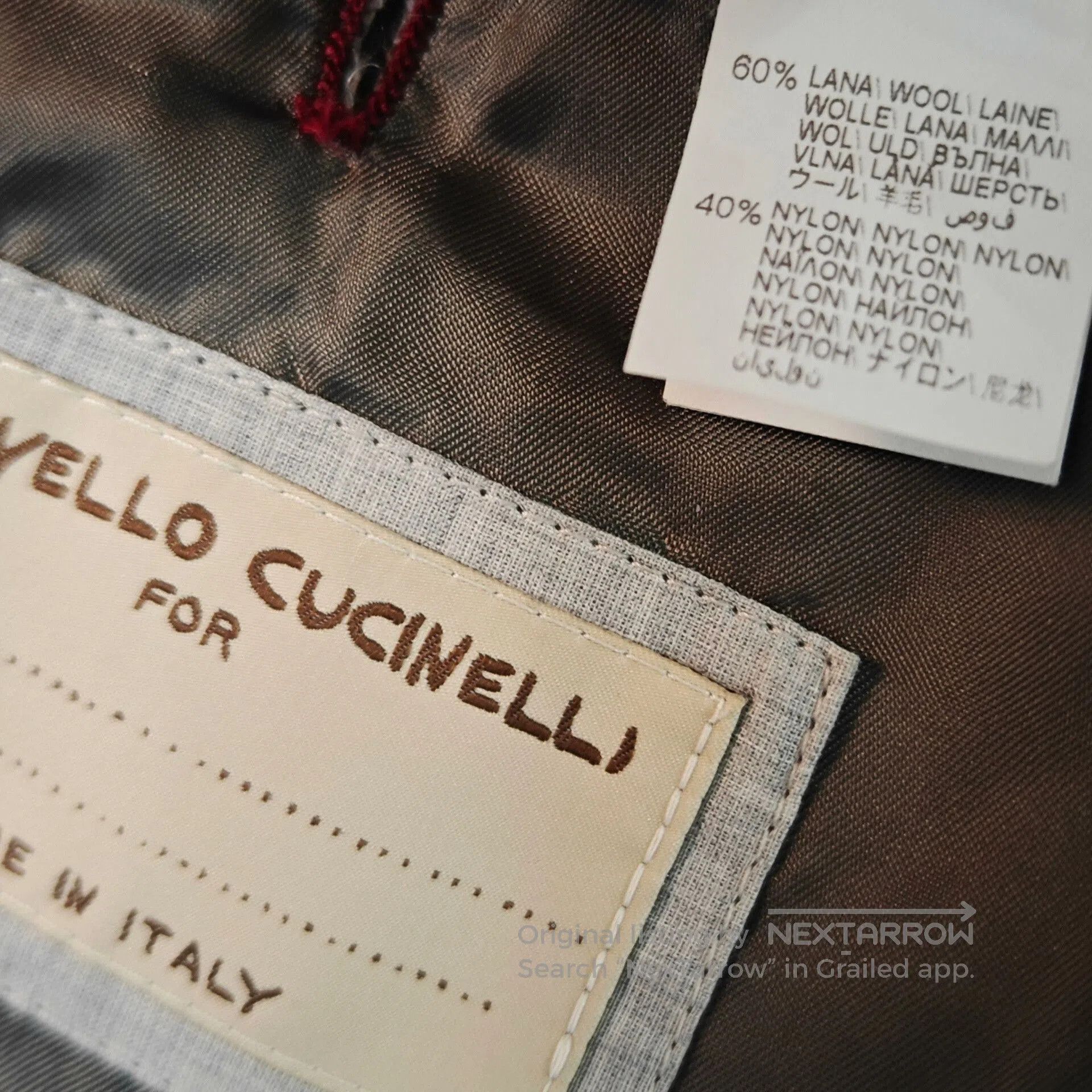 Brunello Cucinelli Brunello Cucinelli Wool Blend Jacket. Size US M / EU 48-50 / 2 - 8 Thumbnail