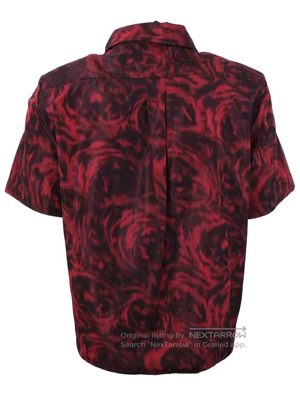Dior Dior Abstract Silk Shirt with Rose Pattern. Size XS / US 0-2 / IT 36-38 - 2 Thumbnail