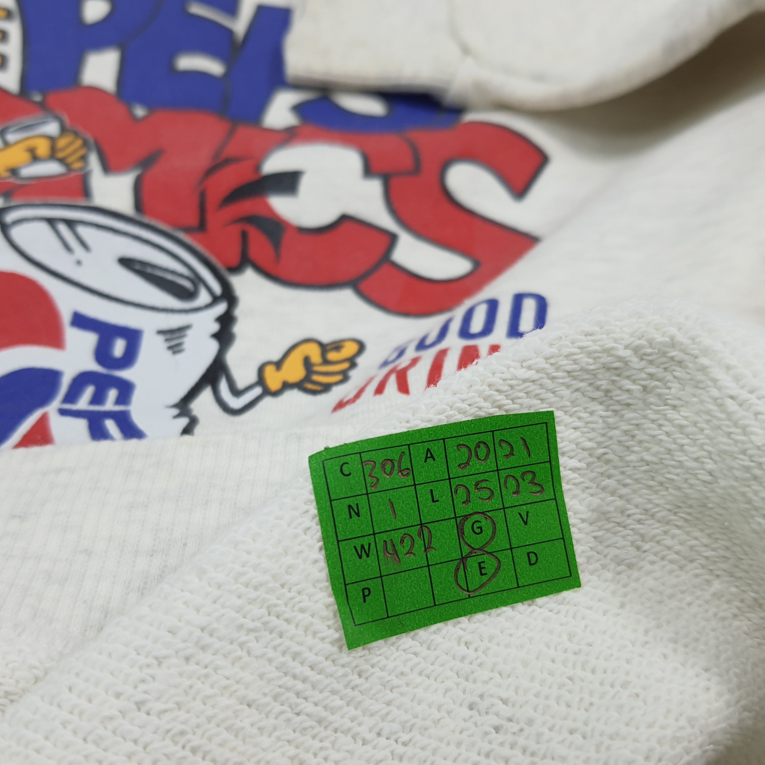 Pepsi Vintage 90s Retro Pepsi Cola Comics Sweatshirt C306N1 Size US S / EU 44-46 / 1 - 8 Thumbnail
