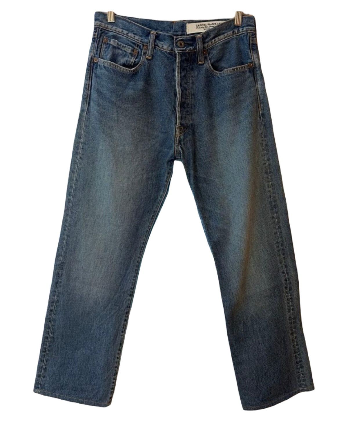 Kapital 14 Oz TH Straight Denim Jeans Size US 32 / EU 48 - 2 Thumbnail