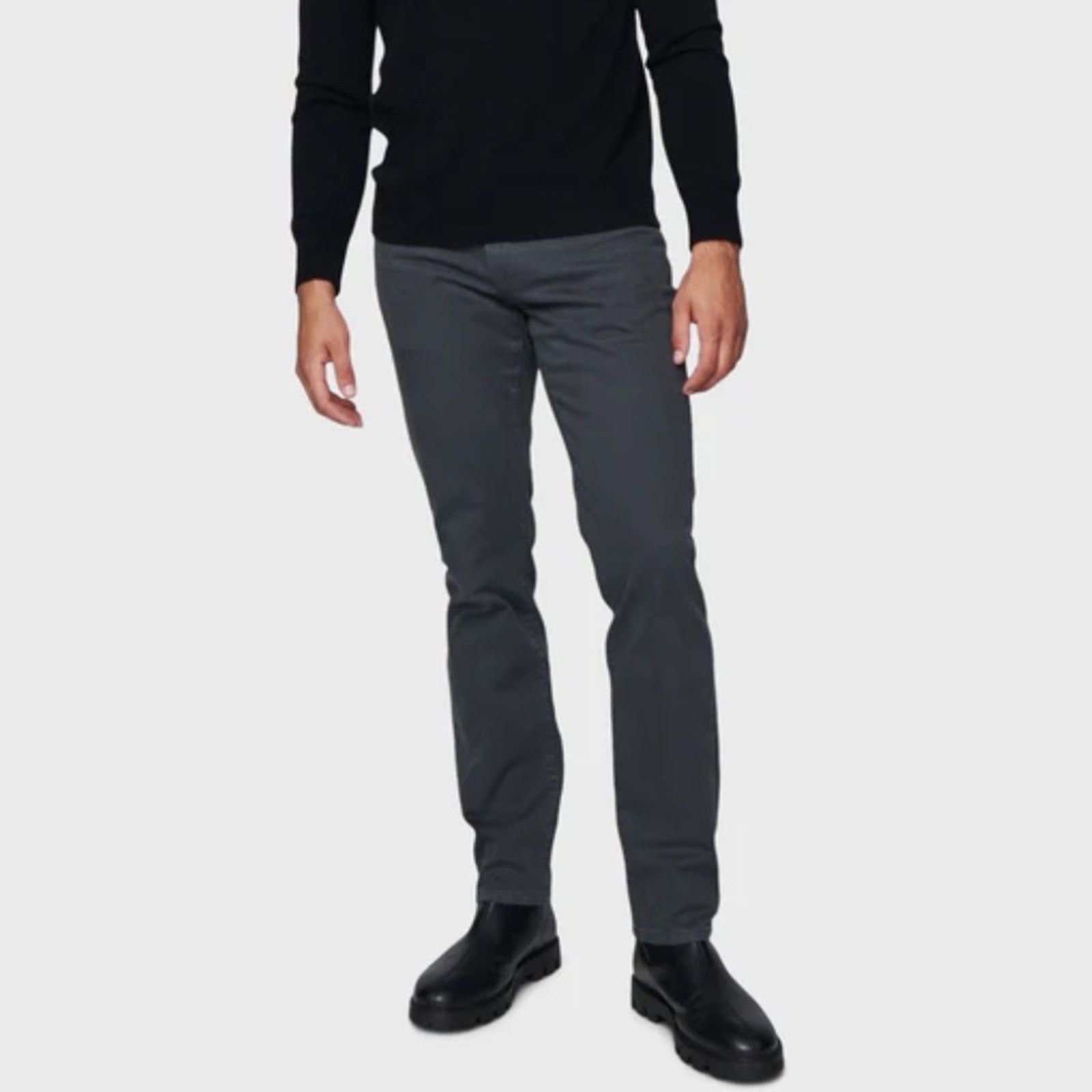 DSTLD DSTLD Men's slim jeans charcoal gray denim 31 X 30 Size US 31 - 1 Thumbnail