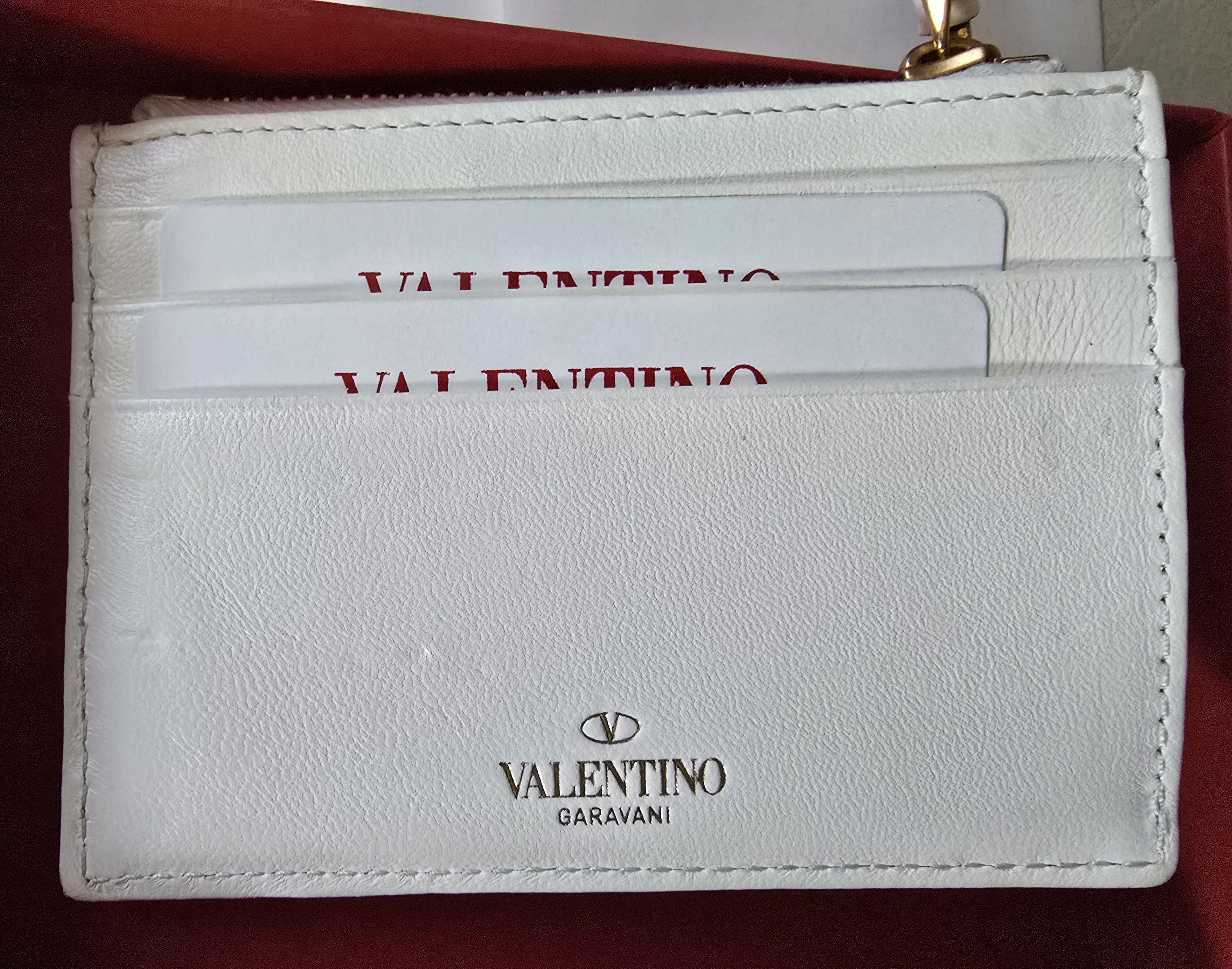 Valentino Valentino Garavani White Card Case Size ONE SIZE - 6 Thumbnail