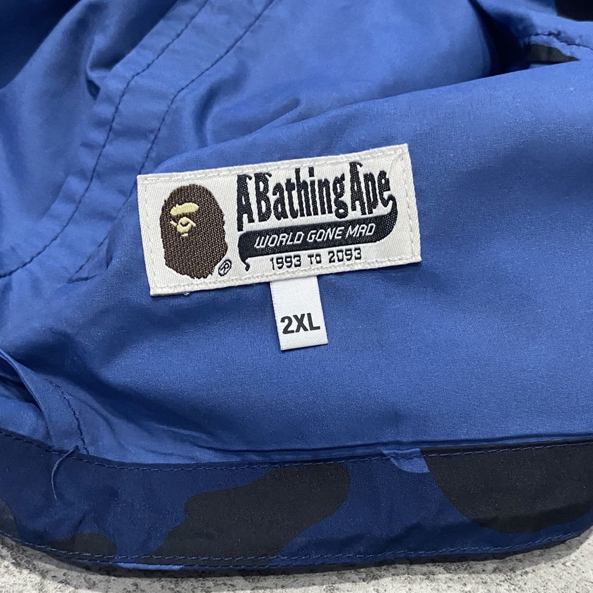 Bape Bapesta Blue Camo Cycle Jacket Size US XXL / EU 58 / 5 - 5 Thumbnail