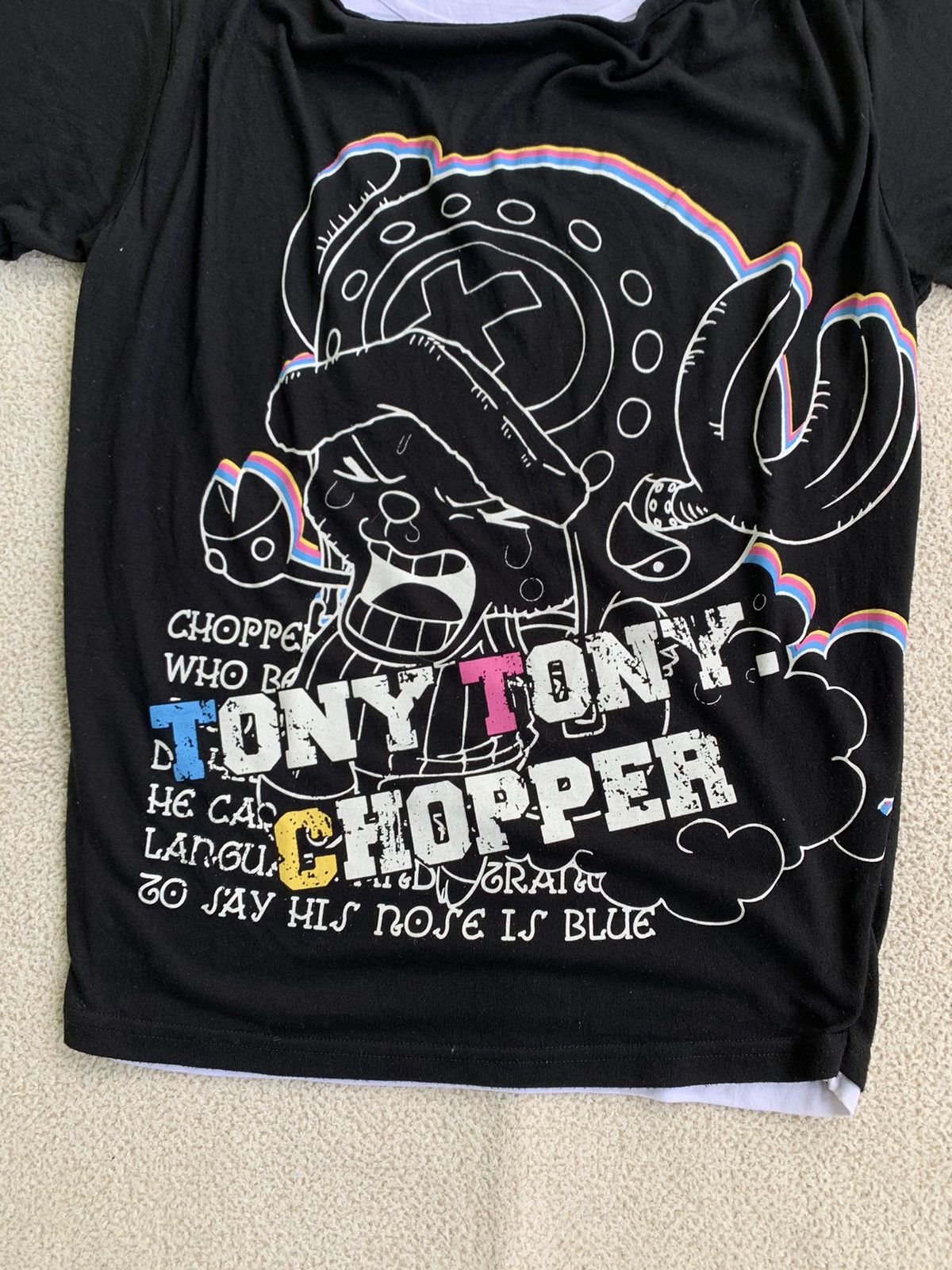 Beauty Beast × If Six Was Nine × Japanese Brand one piece Tony Tony Chopper Double Layer Tshirt Size US M / EU 48-50 / 2 - 3 Thumbnail
