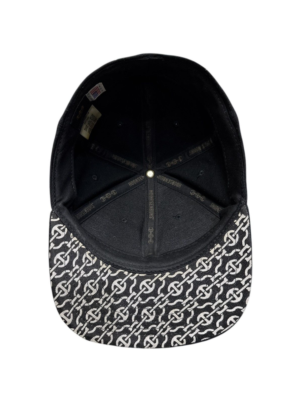 Hoorsenbuhs HOORSENBUHS WOOL FLAT BLACK FITTED CAP 60cm Size ONE SIZE - 5 Thumbnail