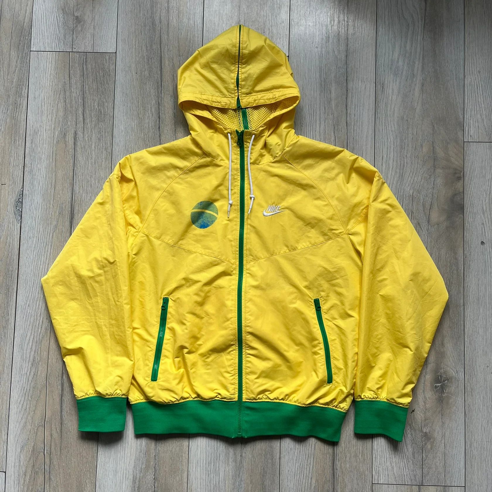 Nike Nike Brazil Olympics 2008 Split Windbreaker Size US S / EU 44-46 / 1 - 1 Thumbnail