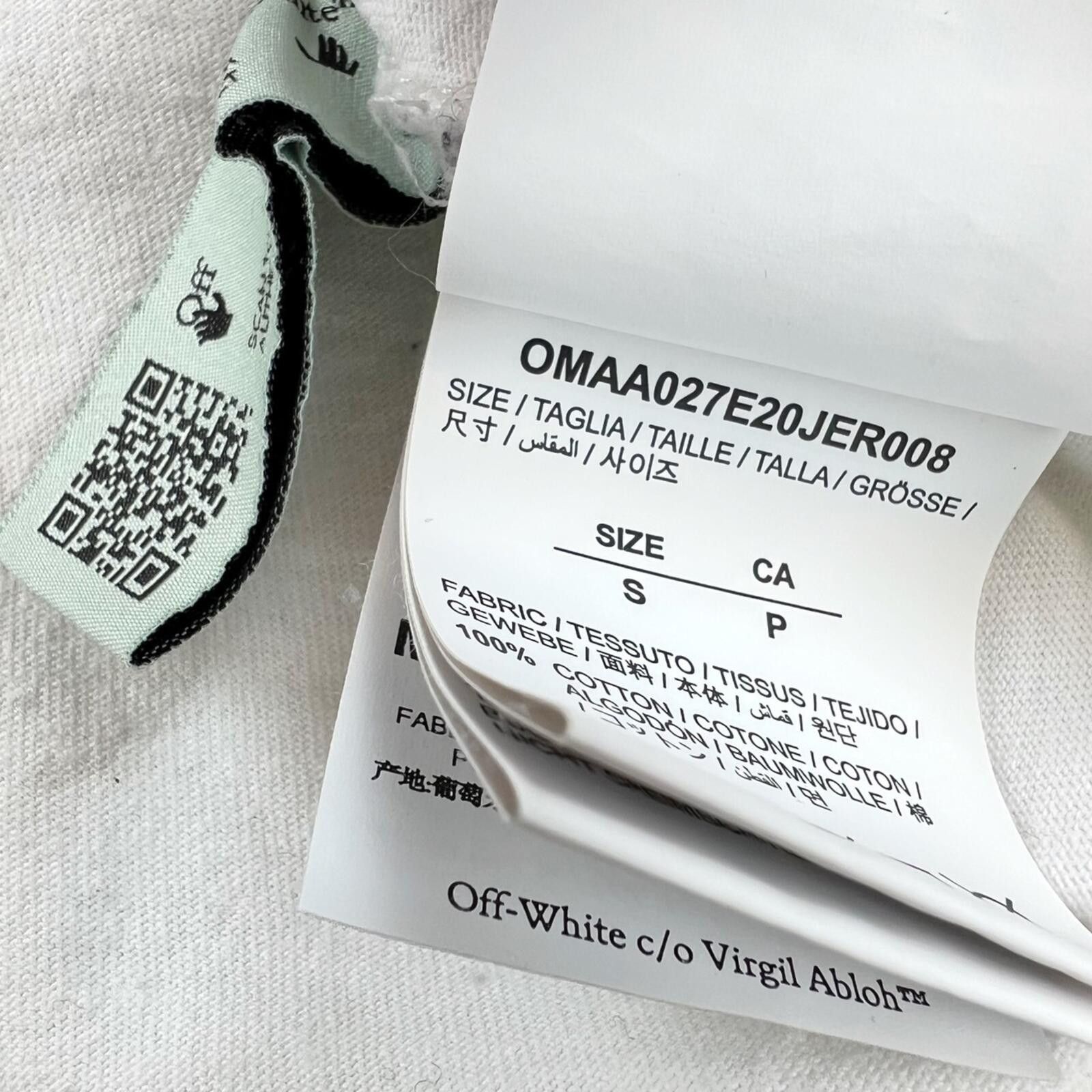 Off-White Off-White Caravaggio Painting White T Shirt Size US S / EU 44-46 / 1 - 6 Thumbnail