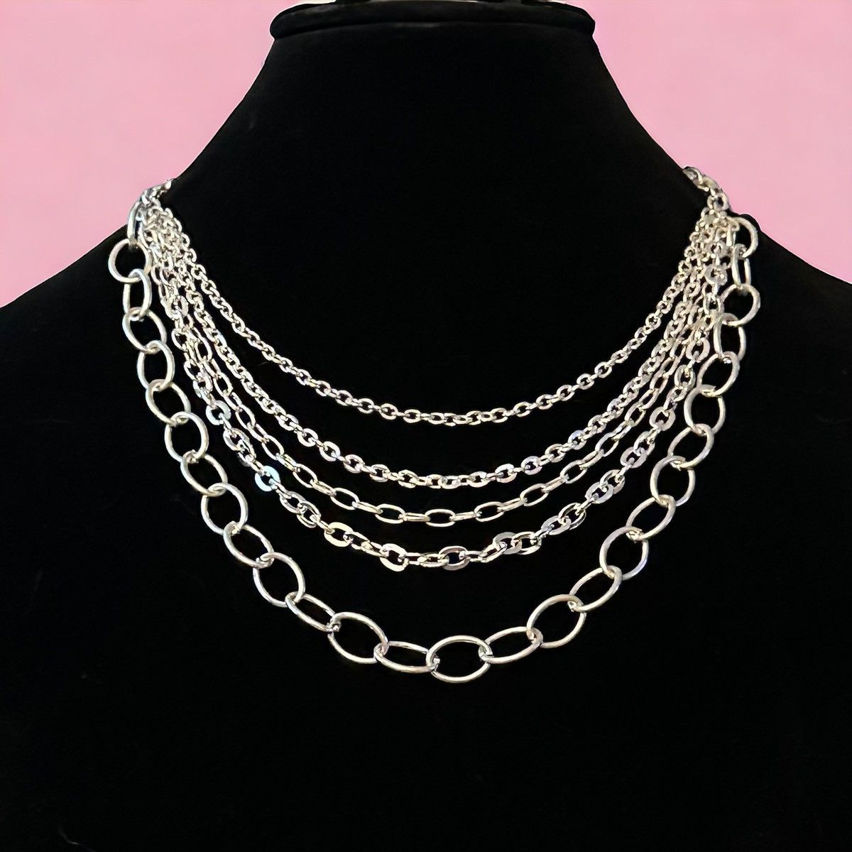 Other You & I multi chain layered necklace Size ONE SIZE - 1 Thumbnail