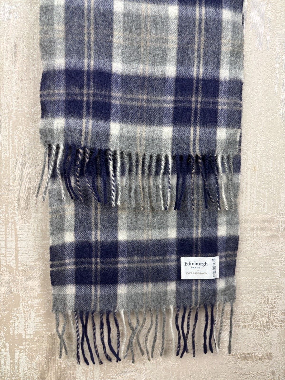 Other Edinburgh 100% Lambswool Plaid Scarf Size ONE SIZE - 6 Thumbnail