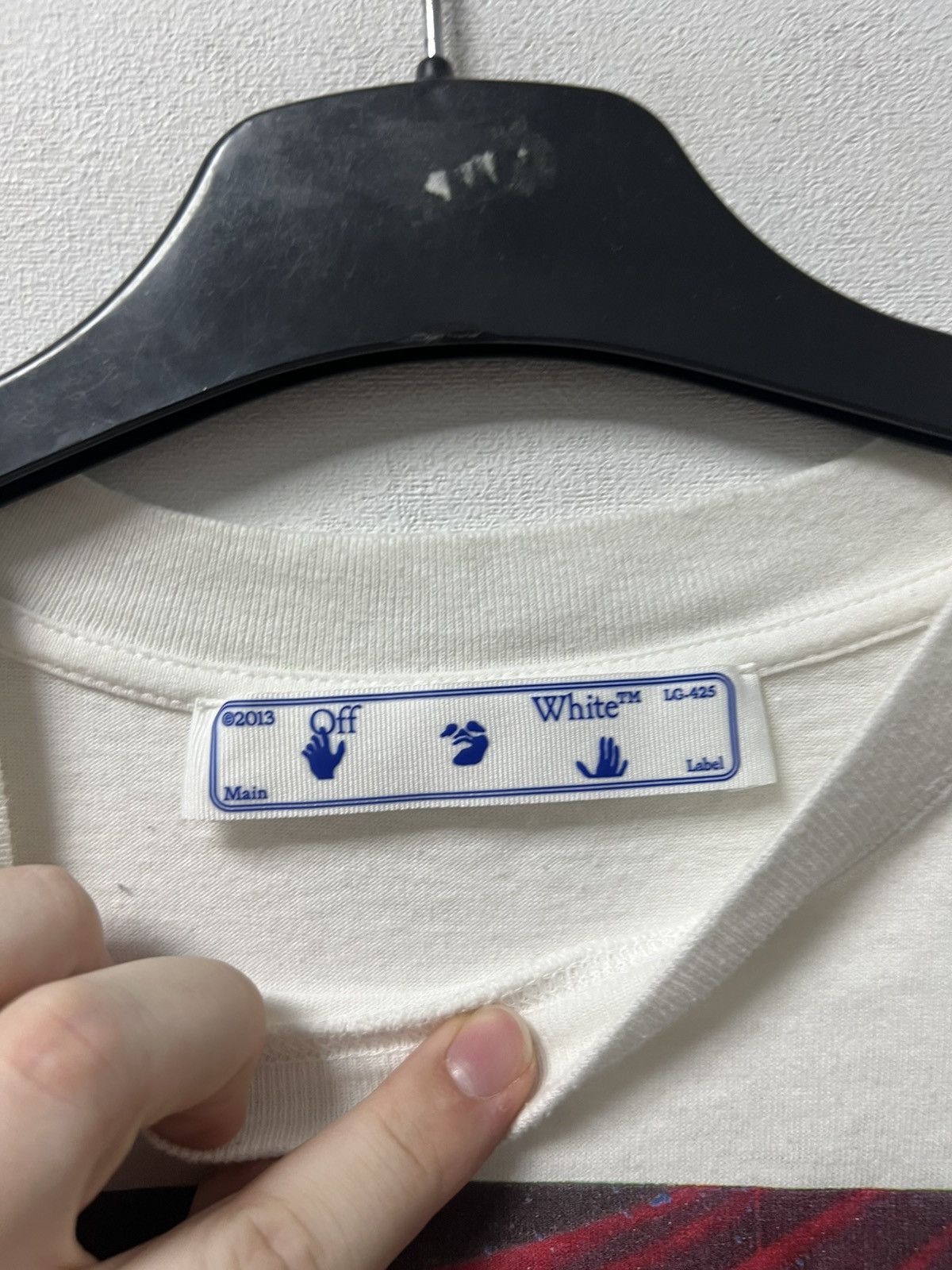 Off-White Off-White Caravaggio T-Shirt Big Logo Size S Luxury Size US S / EU 44-46 / 1 - 5 Thumbnail