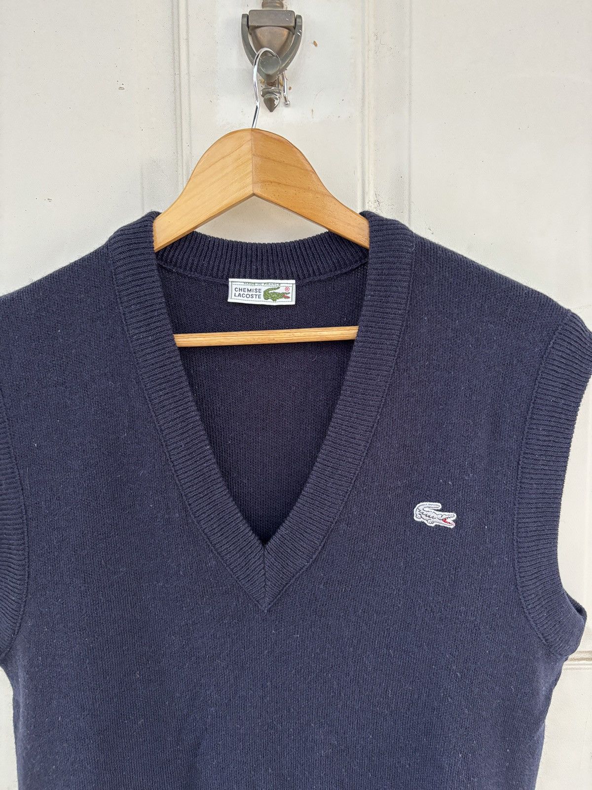 Lacoste VINTAGE LACOSTE SWEATER VEST Size US L / EU 52-54 / 3 - 1 Thumbnail