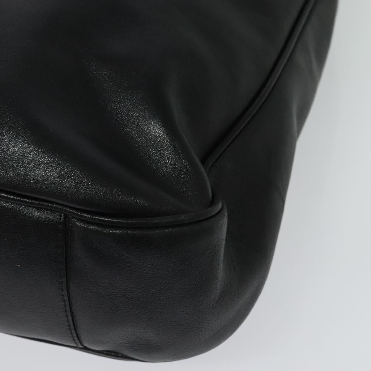Gucci GUCCI Bamboo Hand Bag Leather Black Gold 001 2123 001 2123 Size ONE SIZE - 13 Thumbnail