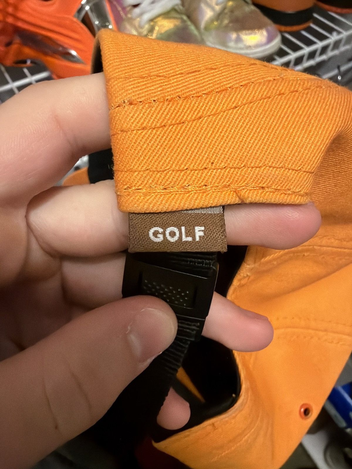 Golf Wang Golf Wang Logo Camp Hat Orange Size ONE SIZE - 2 Thumbnail