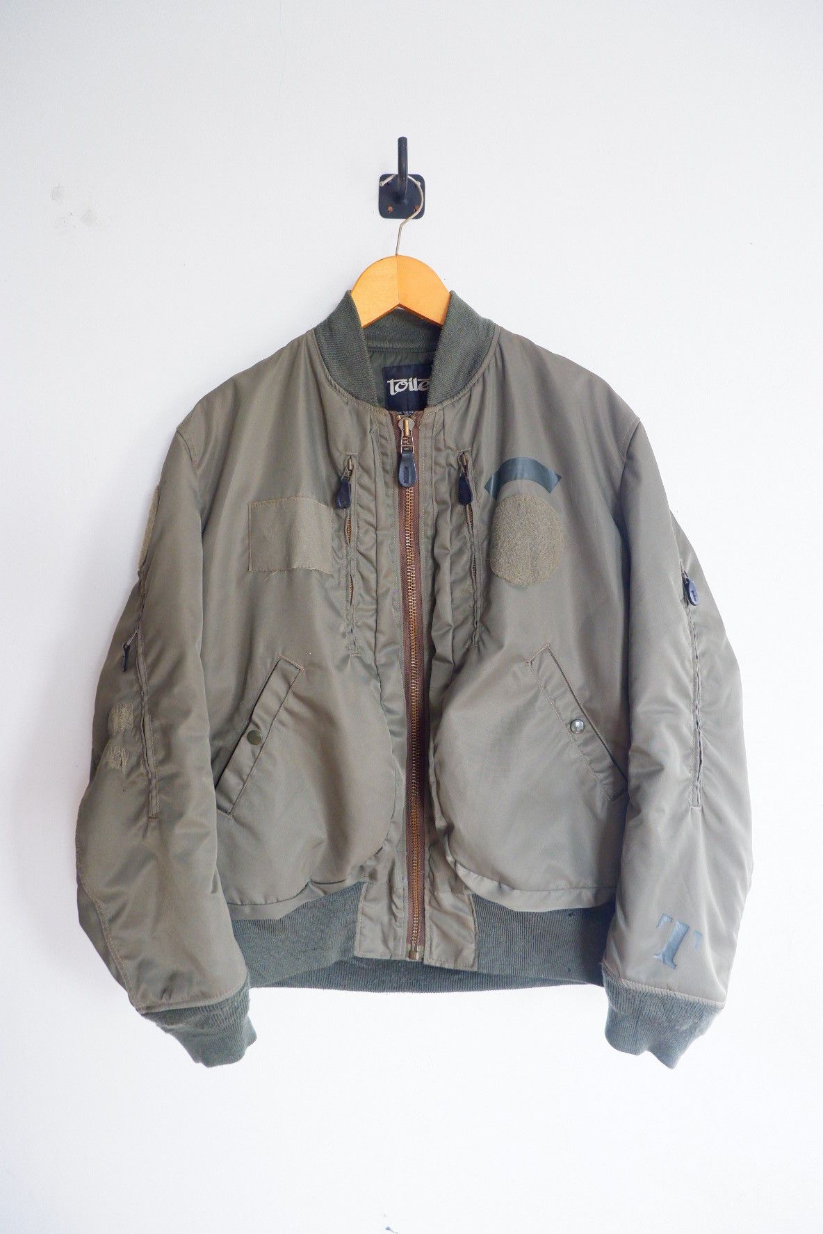 Buzz Rickson's Vintage Toilet Japan Multi Zip 3D Pocket Bomber Jacket Size US M / EU 48-50 / 2 - 1 Thumbnail