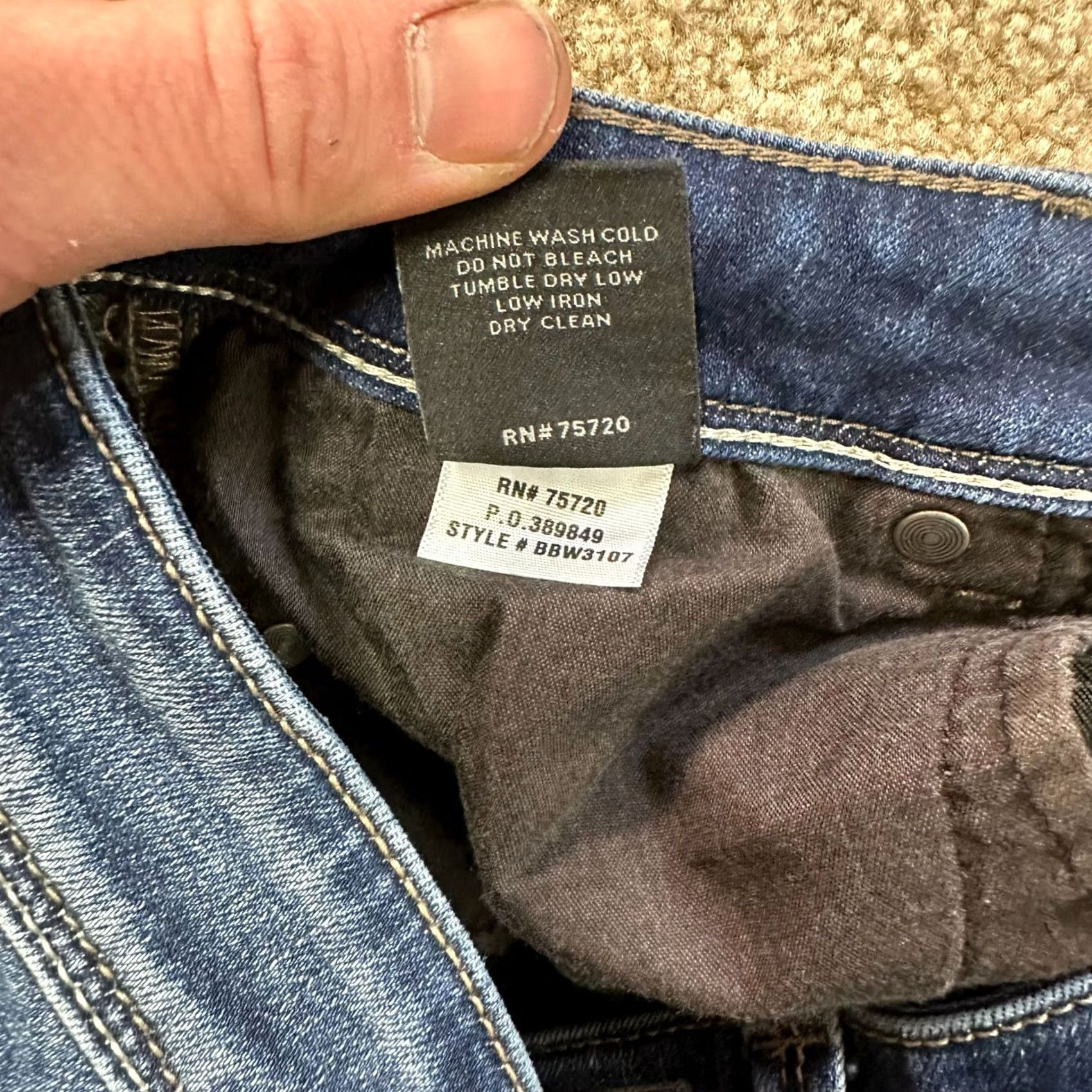 Buckle Black Buckle Black Jeans Women 26x32 Blue Denim Mid Rise 5-Pocket Stretch Bootcut Regular Size Type Jeans Waist 26 in Blues Womens Size 26" / US 2 / IT 38 - 6 Thumbnail