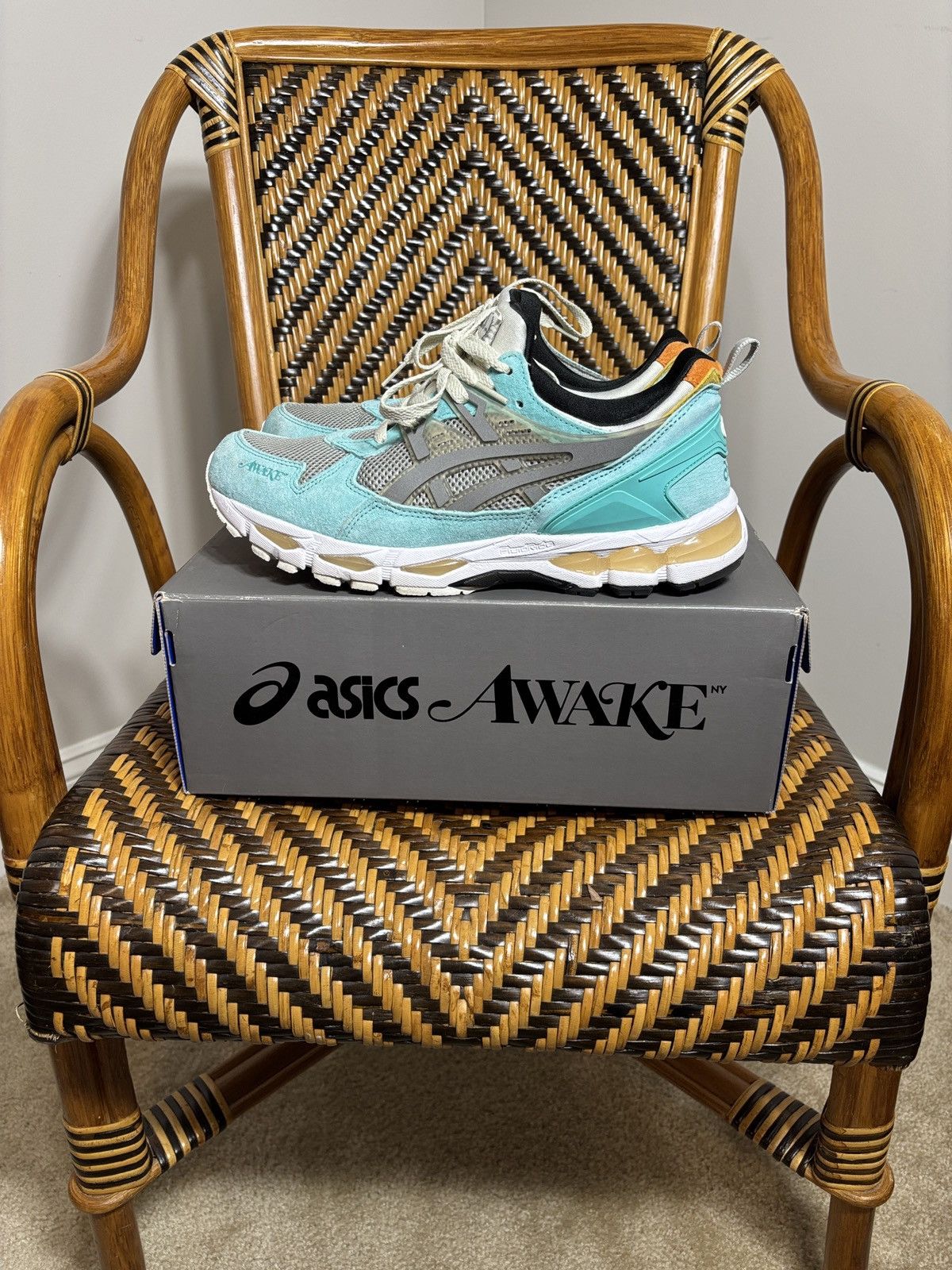 Asics × Awake NY ASICS Gel Kayano 21 Awake NY Aqua Size 9.5 Size US 9.5 / EU 42-43 - 1 Thumbnail
