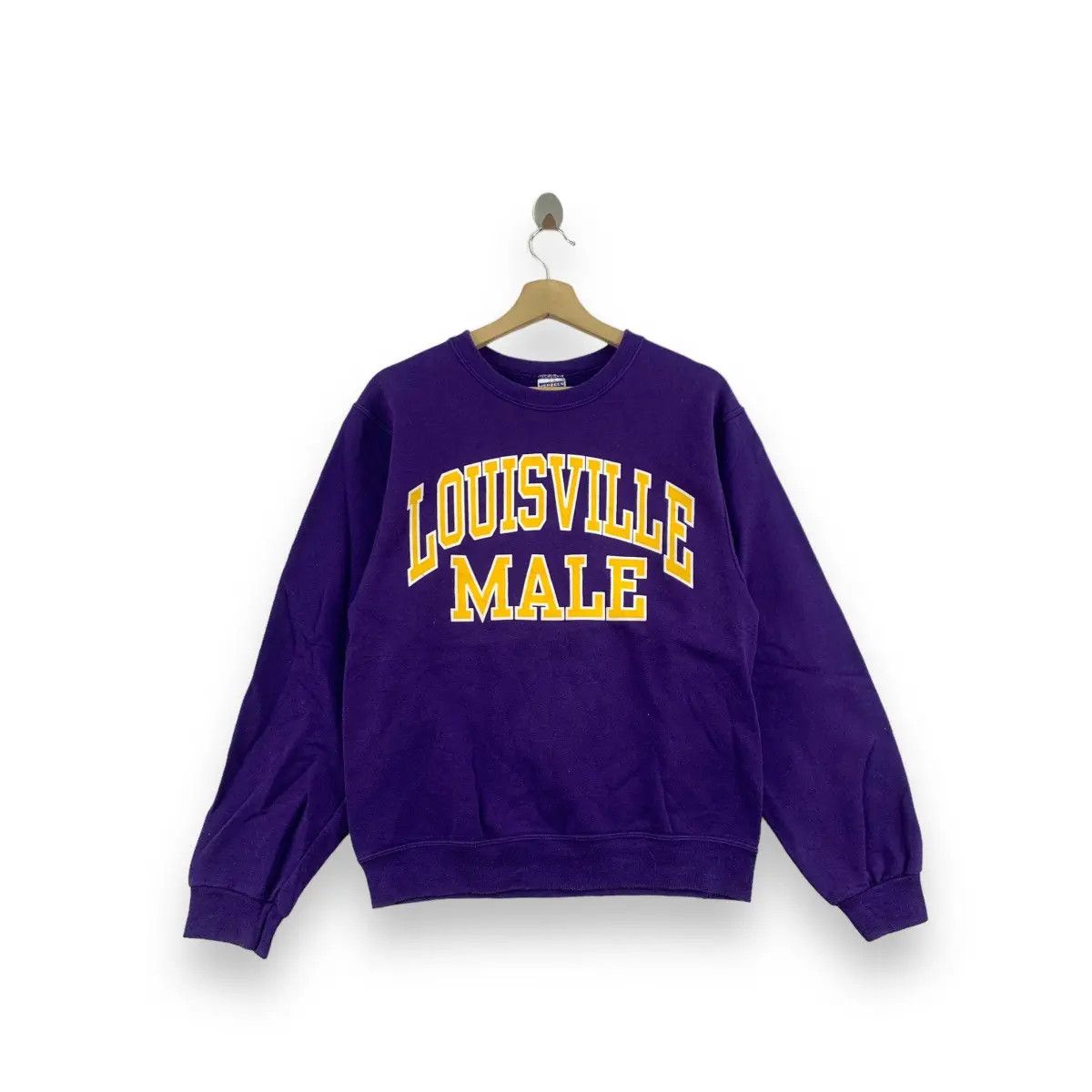 Vintage Vintage LOUISVILLE MALE UNIVERSITY High School Sweatshirt Size S / US 4 / IT 40 - 1 Thumbnail