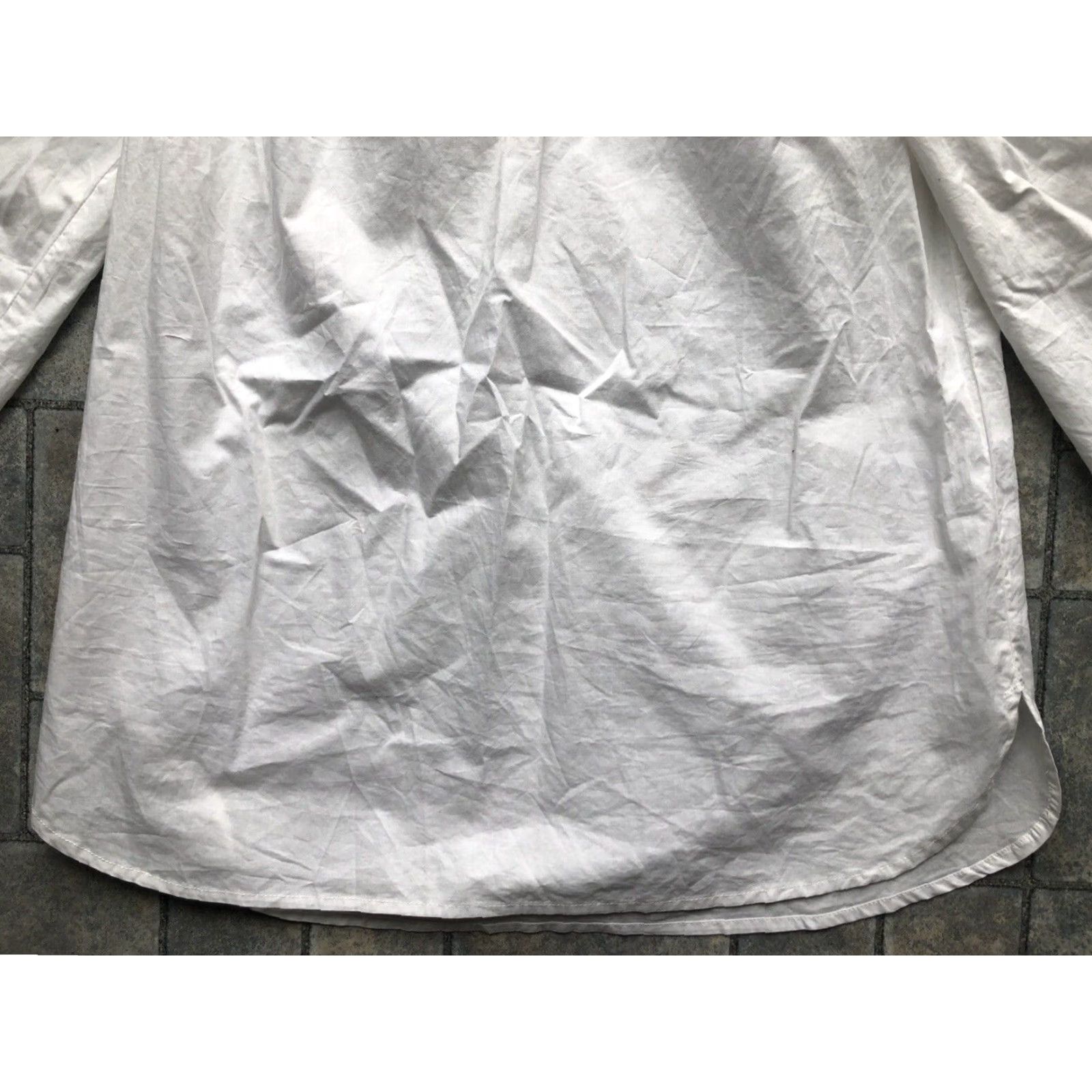 Vintage VINTAGE Beach Lunch Lounge Women’s Top Strapless Shoulder White Size S/P 100% Cotton Size S / US 4 / IT 40 - 2 Thumbnail