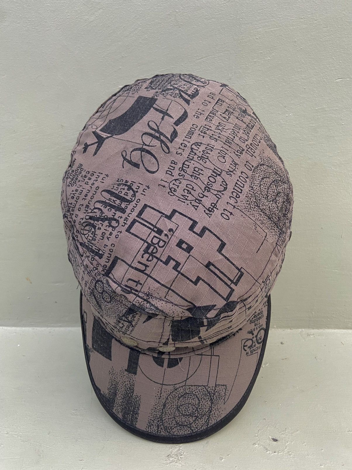 If Six Was Nine 2000s full all over print L.G.B style patrol hat Size ONE SIZE - 4 Thumbnail