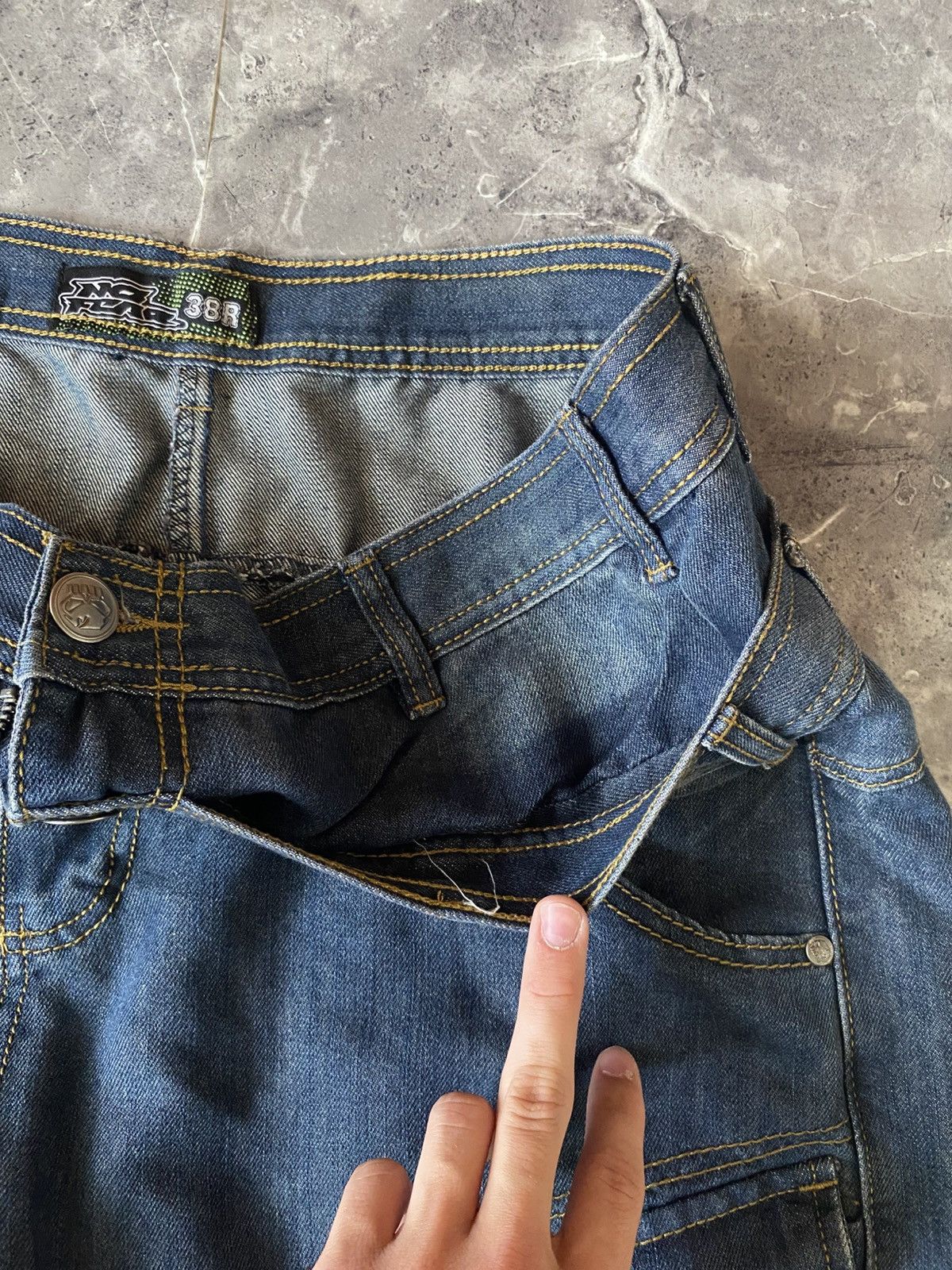 No Fear No Fear Jeans Vintage RAP Swag Acant garde Style y2k XL Size US 38 / EU 54 - 7 Thumbnail