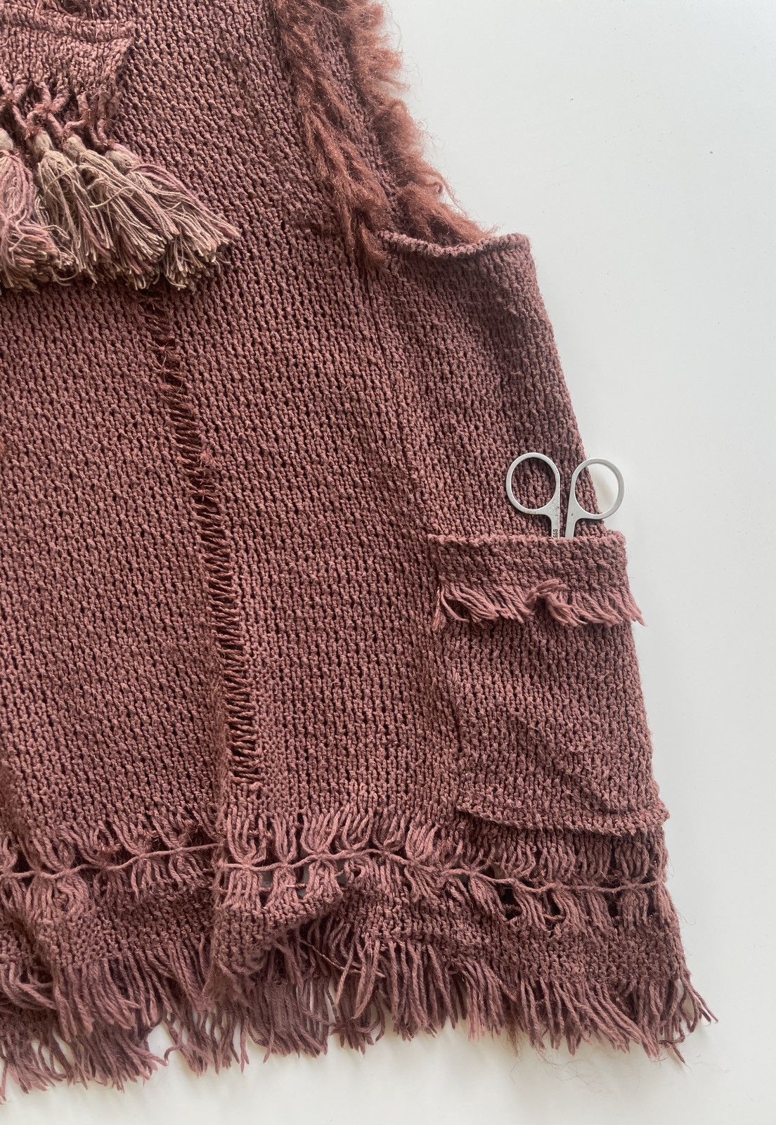 Isabel Marant Isabel Marant Avantgarde Sleeveless Fringe Tassel Fur Knit Size XS / US 0-2 / IT 36-38 - 7 Thumbnail