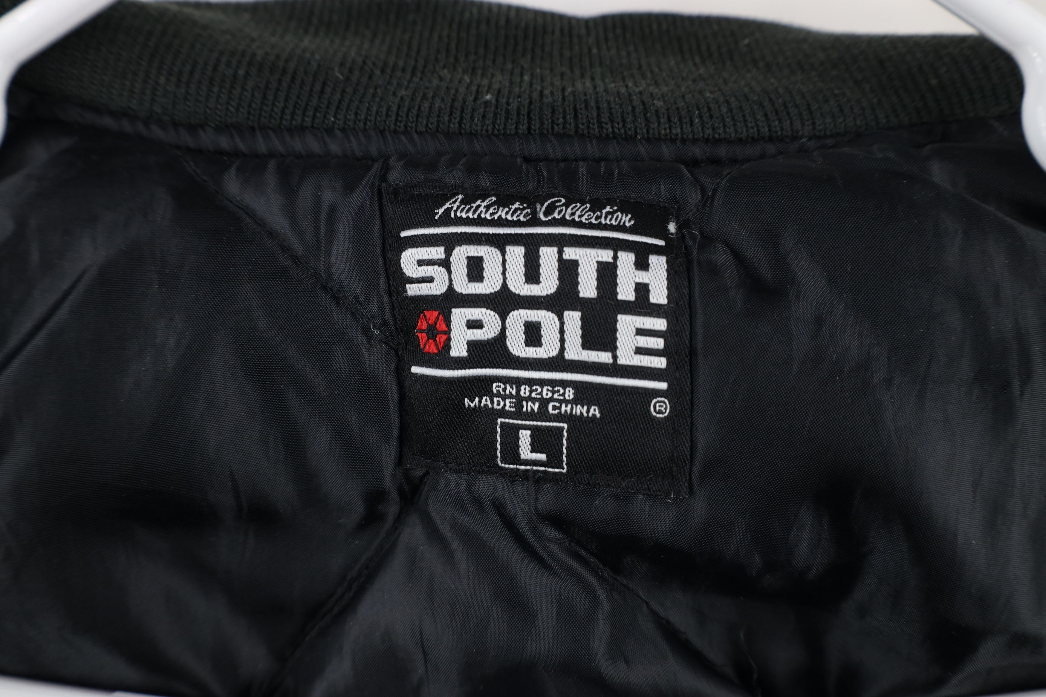 Southpole × Vintage Vintage 90s Y2K Southpole Military Bomber Jacket Black Size US L / EU 52-54 / 3 - 11 Thumbnail
