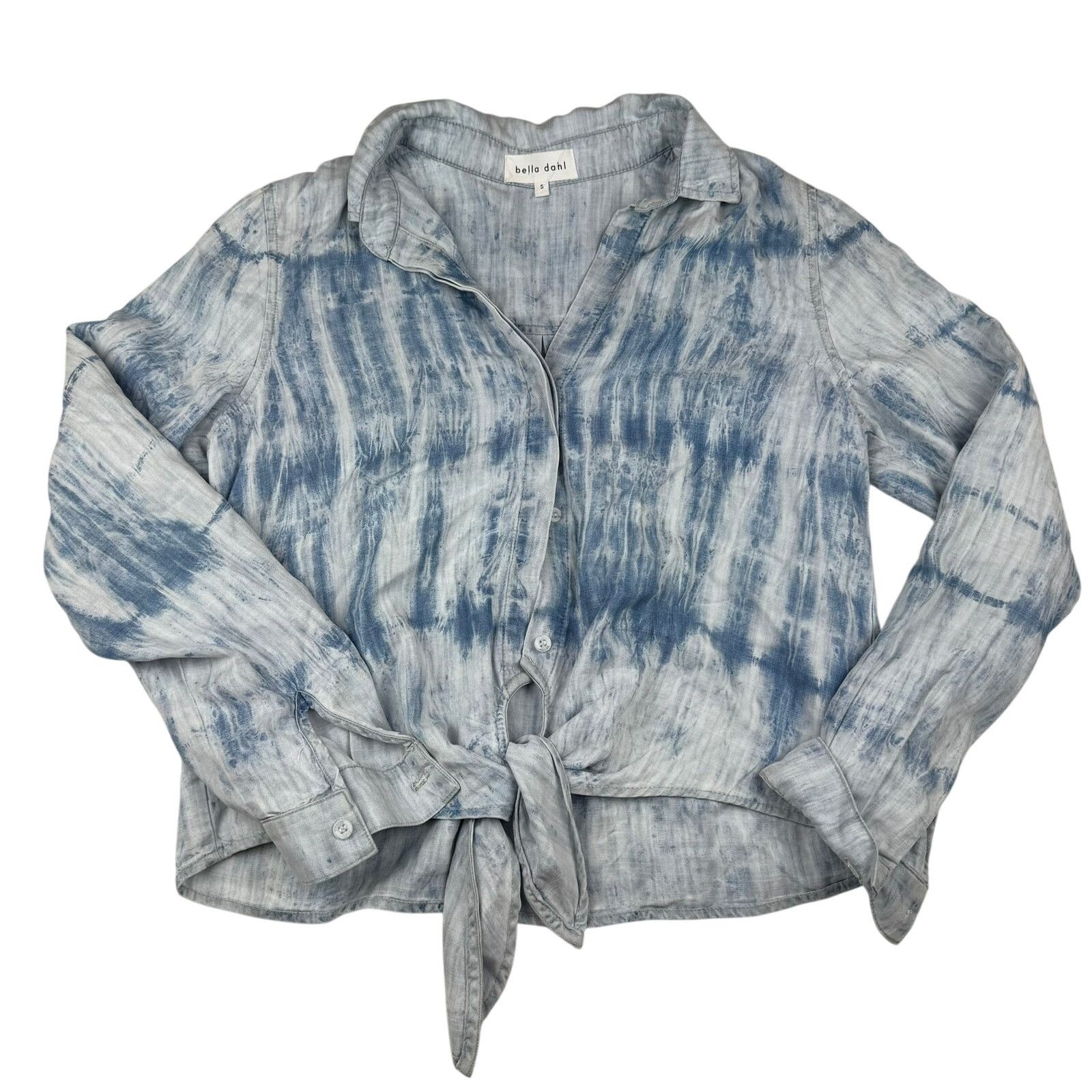 Bella Dahl Bella Dahl Tie Dye Tencel Button Front Shirt Small Size S / US 4 / IT 40 - 1 Thumbnail