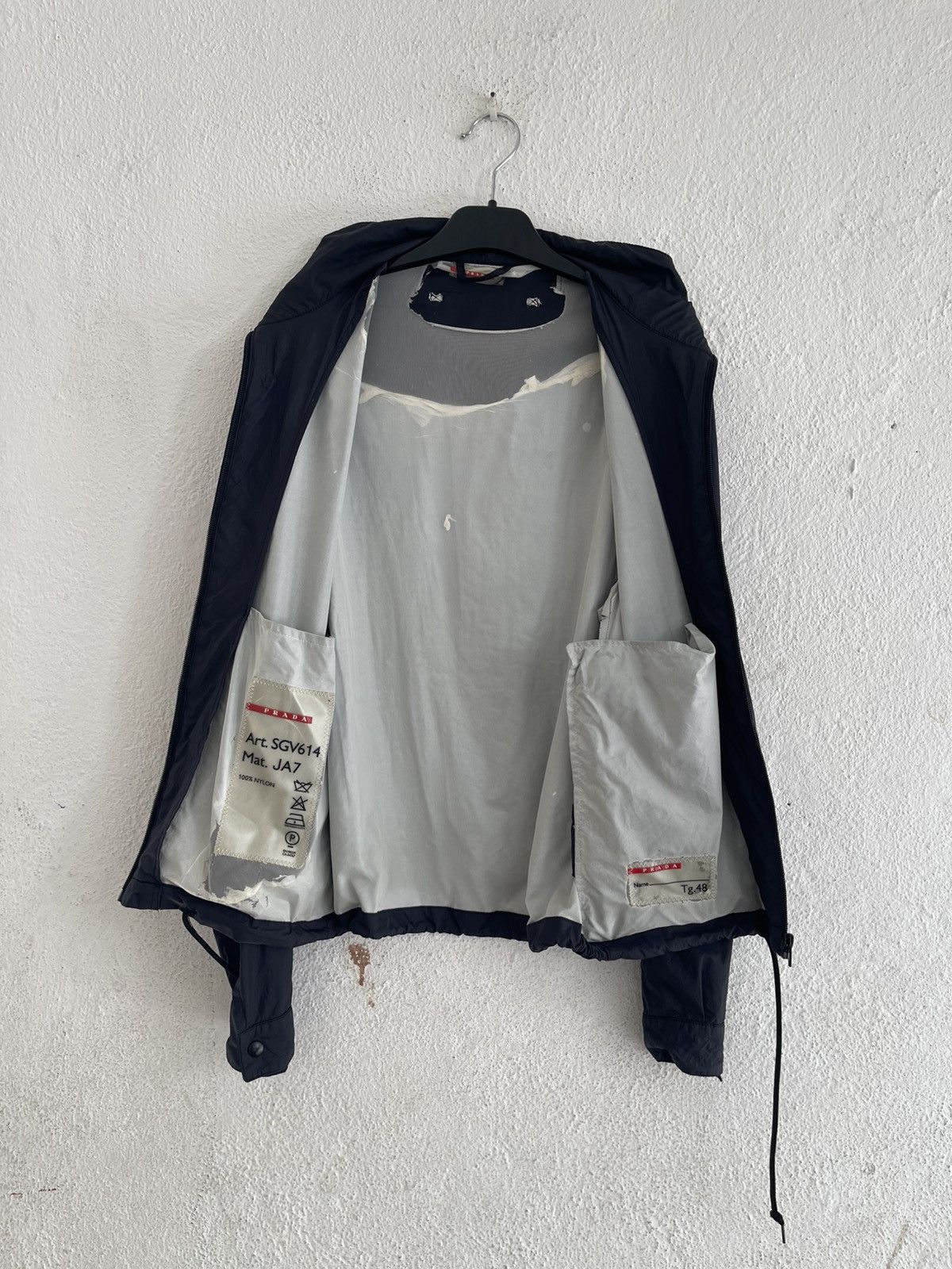 Prada Prada Sport Nylon Packable Lightweight Jacket Art. SGV614 Size US M / EU 48-50 / 2 - 12 Thumbnail