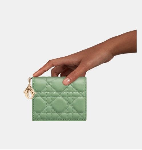 Dior o1w1db11024 Size: OS / Mini Gardenia Wallet in Deep Mint Size ONE SIZE - 7 Thumbnail