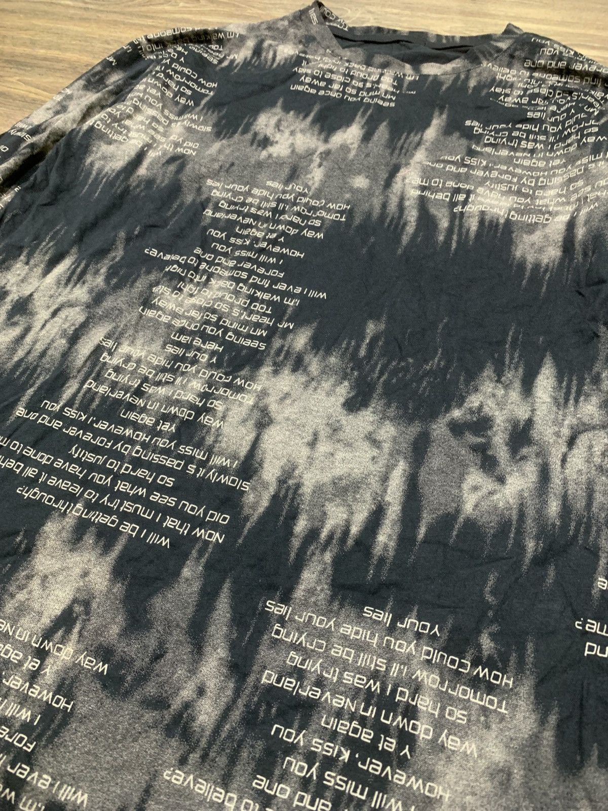 Japanese Brand Japanese Y2k Poem Newspapers Quotes Longsleeve Lgb Style Size US M / EU 48-50 / 2 - 4 Thumbnail