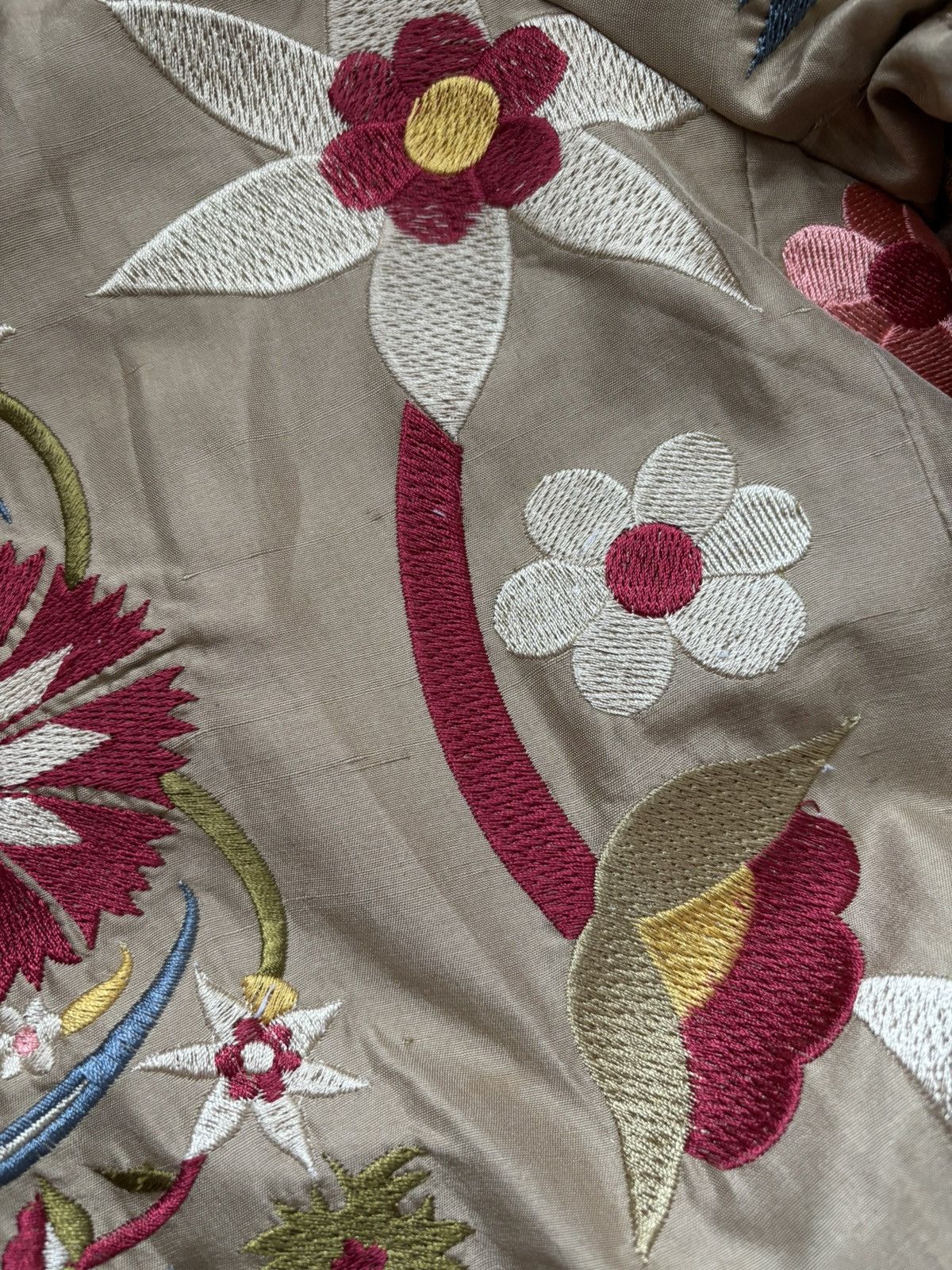 Johnny Was Biya Johnny Was 100% Silk Embroidered Blazer Jacket Rare Size S / US 4 / IT 40 - 8 Thumbnail