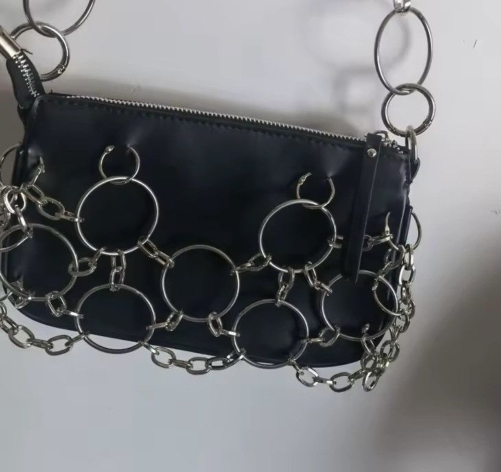 Other Gothic Punk Designer Shoulder Crossbody Iron Ring Bag Size ONE SIZE - 1 Thumbnail
