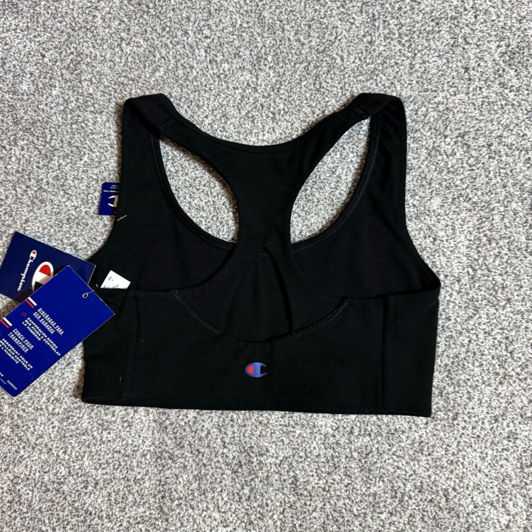 Champion Champion Sports Bra Womens XS Athletic Streetwear Racerback Y2K Inspired Size ONE SIZE - 5 Thumbnail