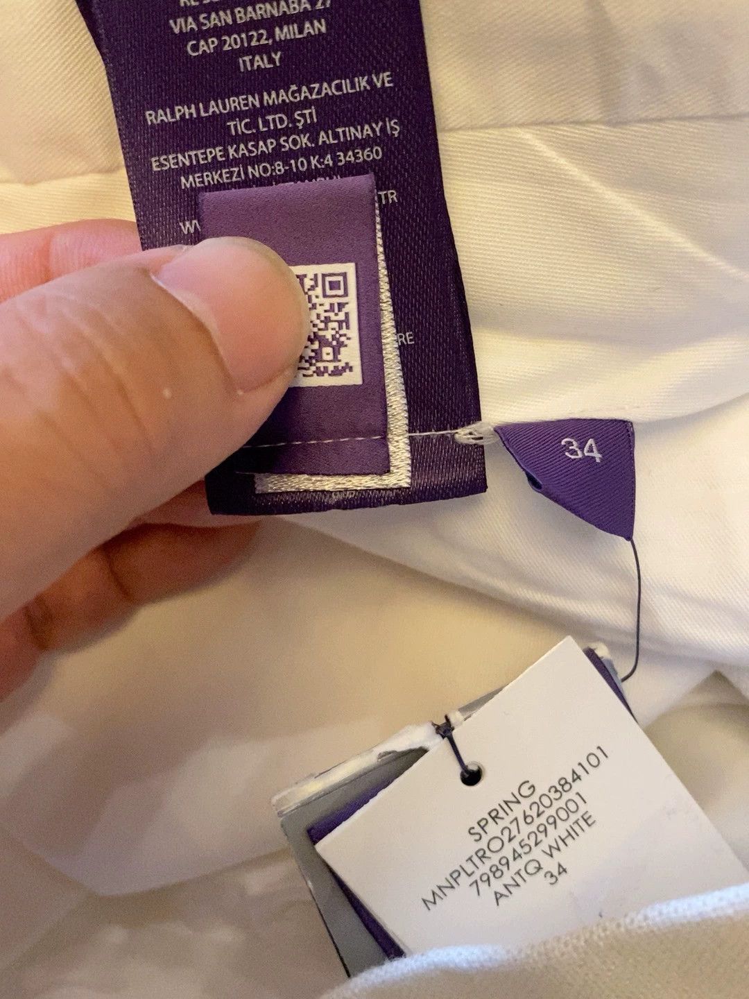 Ralph Lauren RALPH LAUREN Purple Label RRL 100% Linen Trousers Italy Size US 34 / EU 50 - 7 Thumbnail